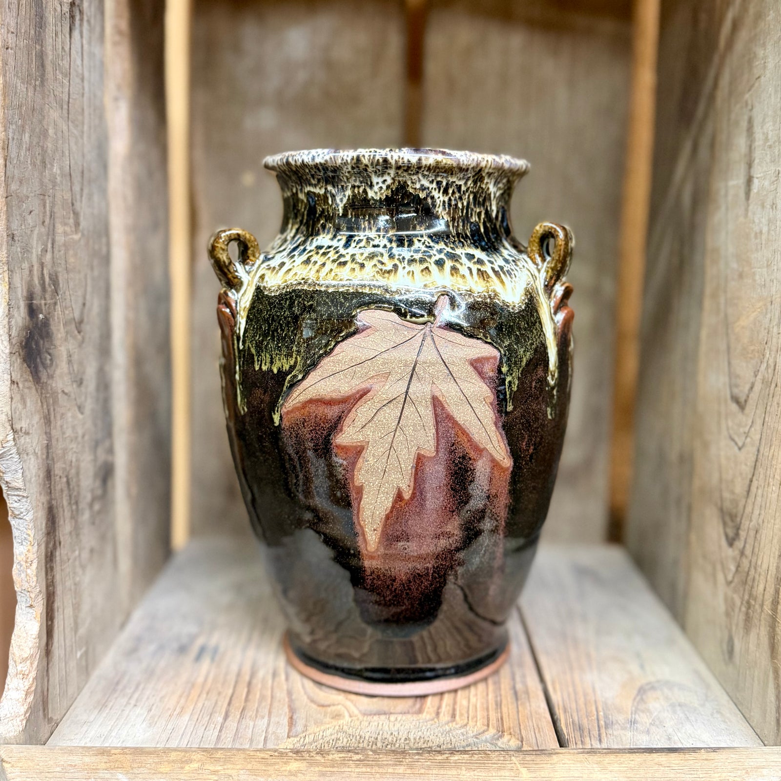 Leaf Vase {Laurel Falls}