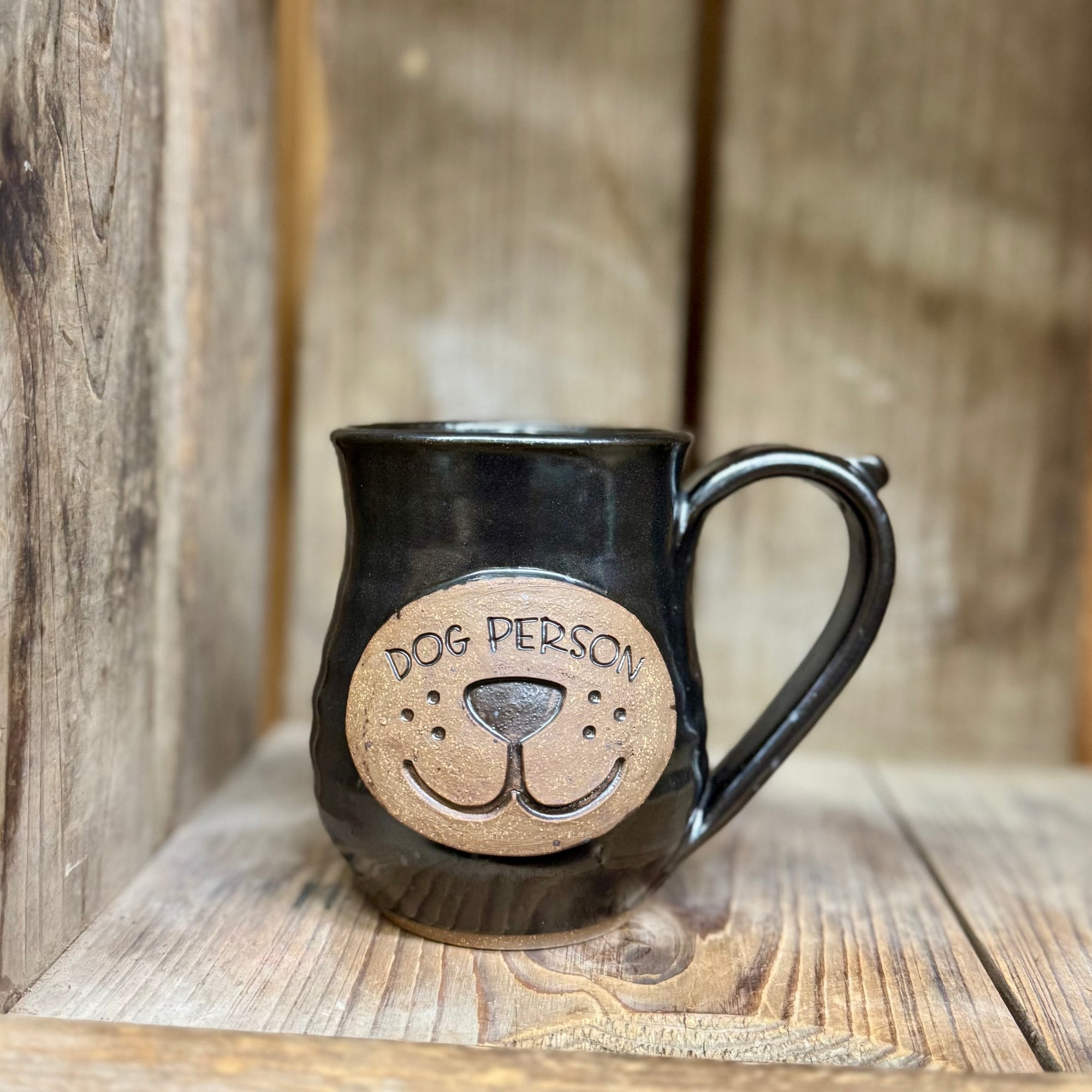 Dog Person Mug {Black Bear}