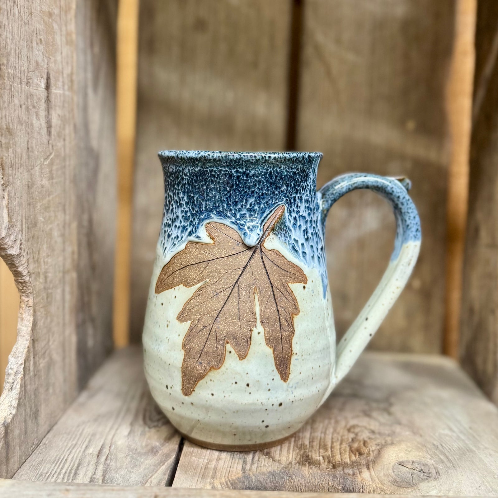 Round Leaf Stein {Blueberry}