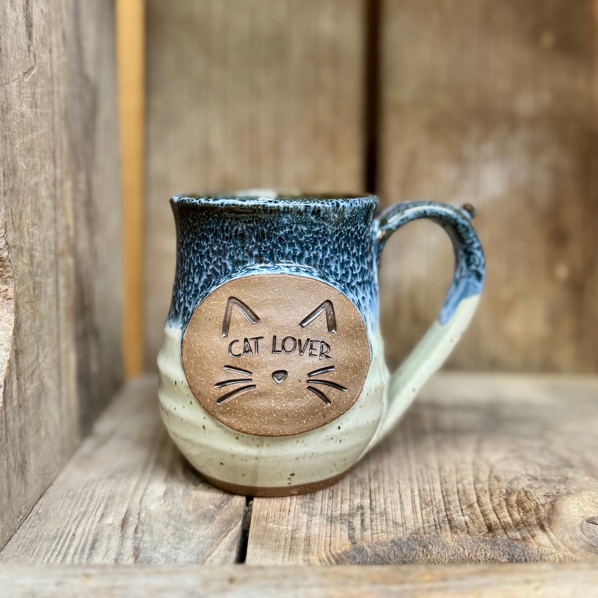 Cat Lover Mug {Blueberry}