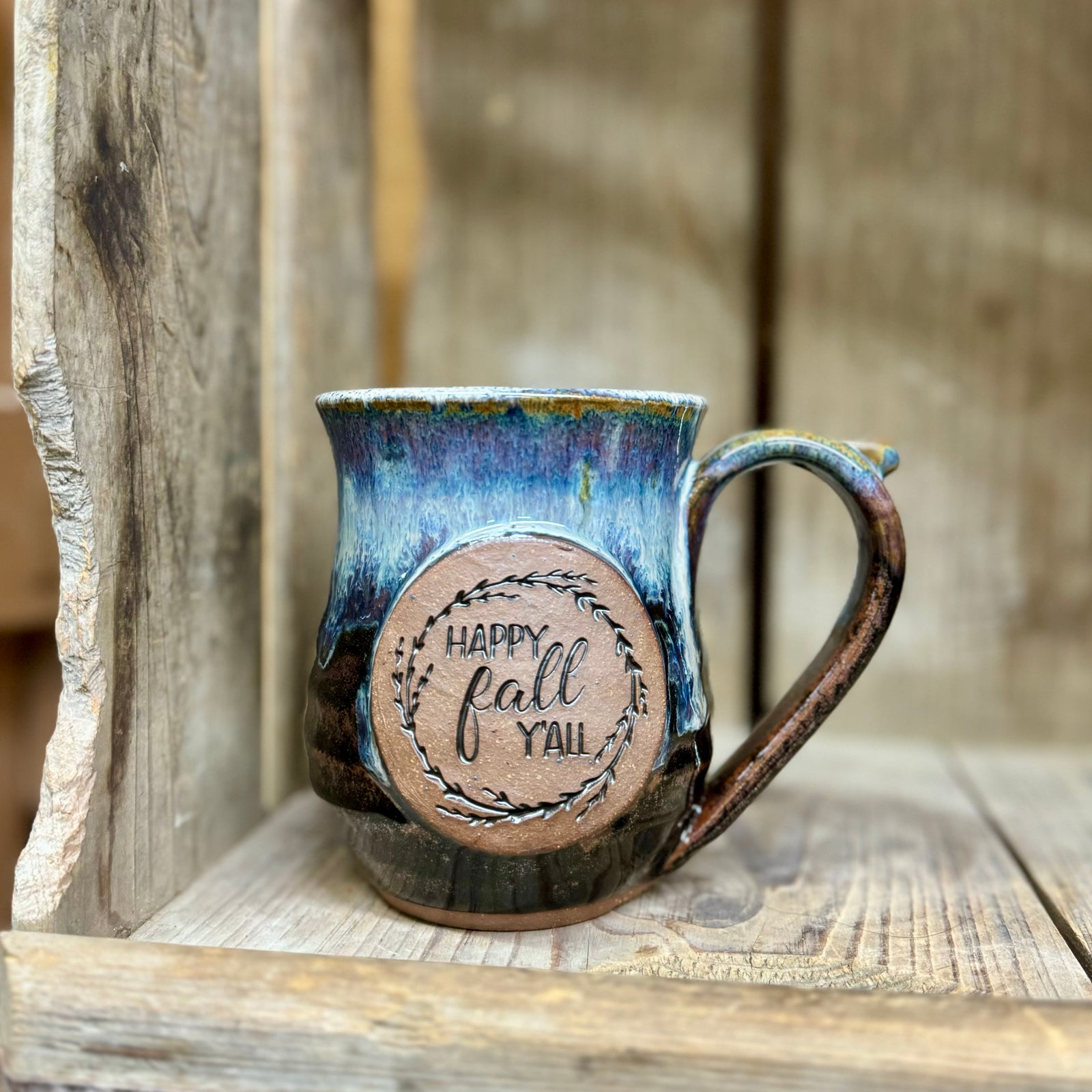 Happy Fall Y’all Mug {Denim}