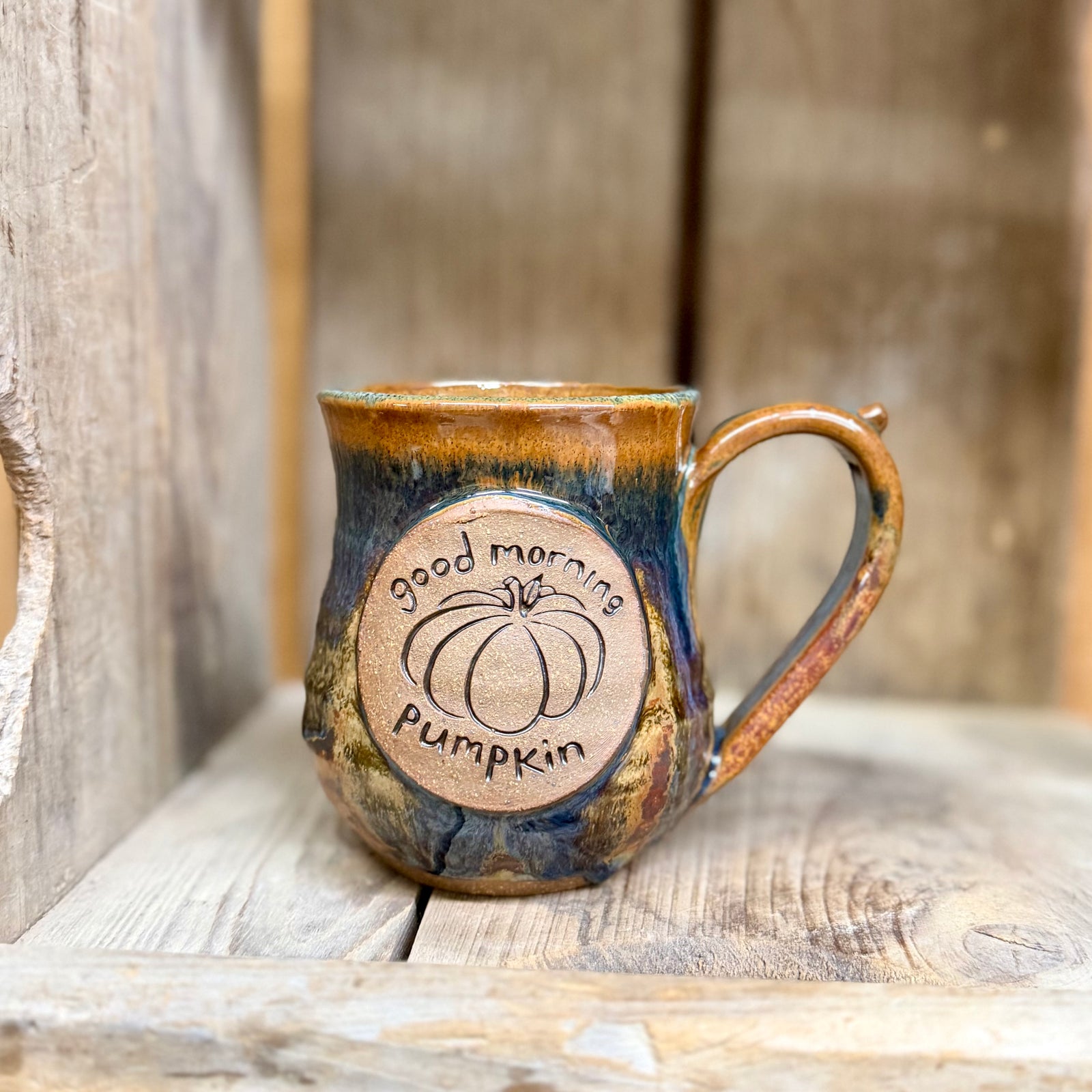 Good Morning Pumpkin Mug {Autumn Storm}