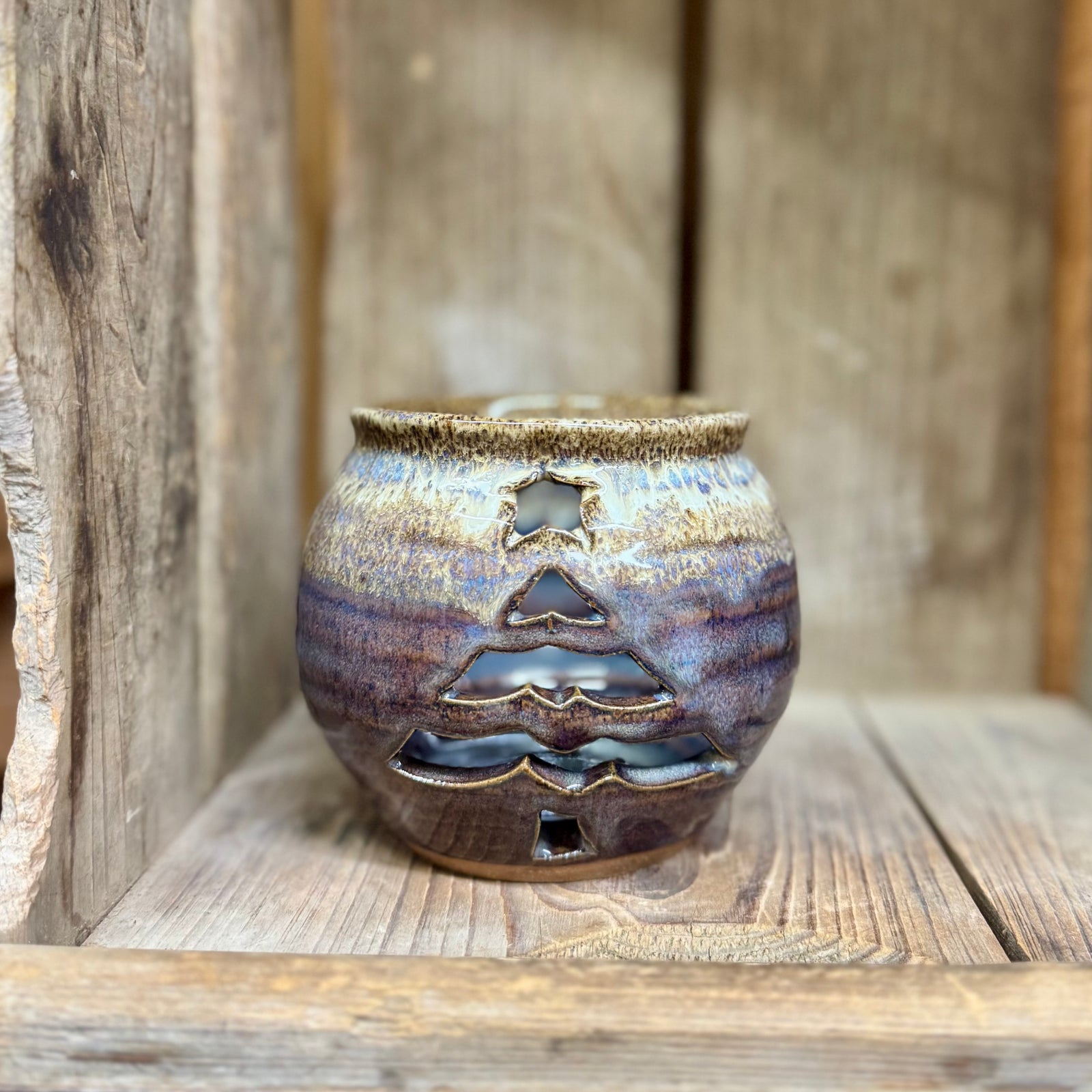 Christmas Tree Luminary {Blue Mist}