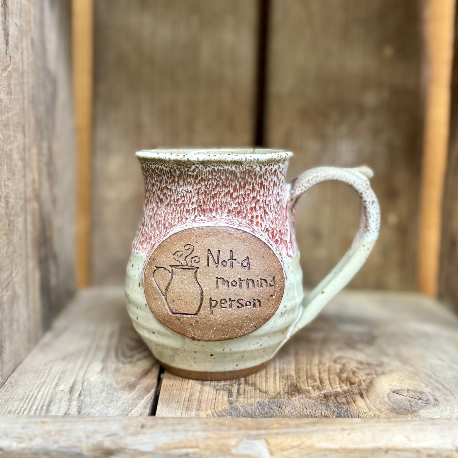 Not a Morning Person Mug {White Chocolate Raspberry}