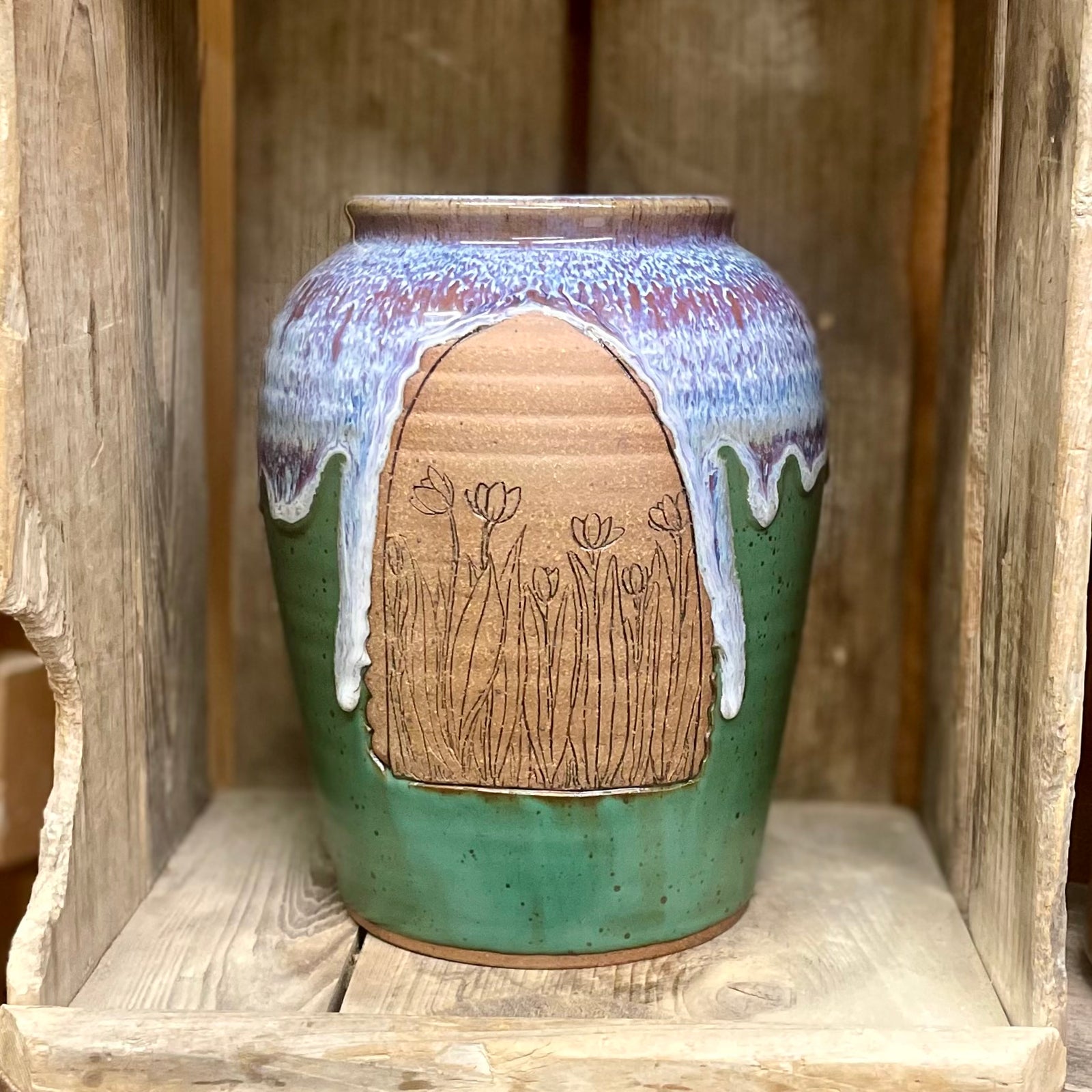 Tulip Vase {Lavender Field}