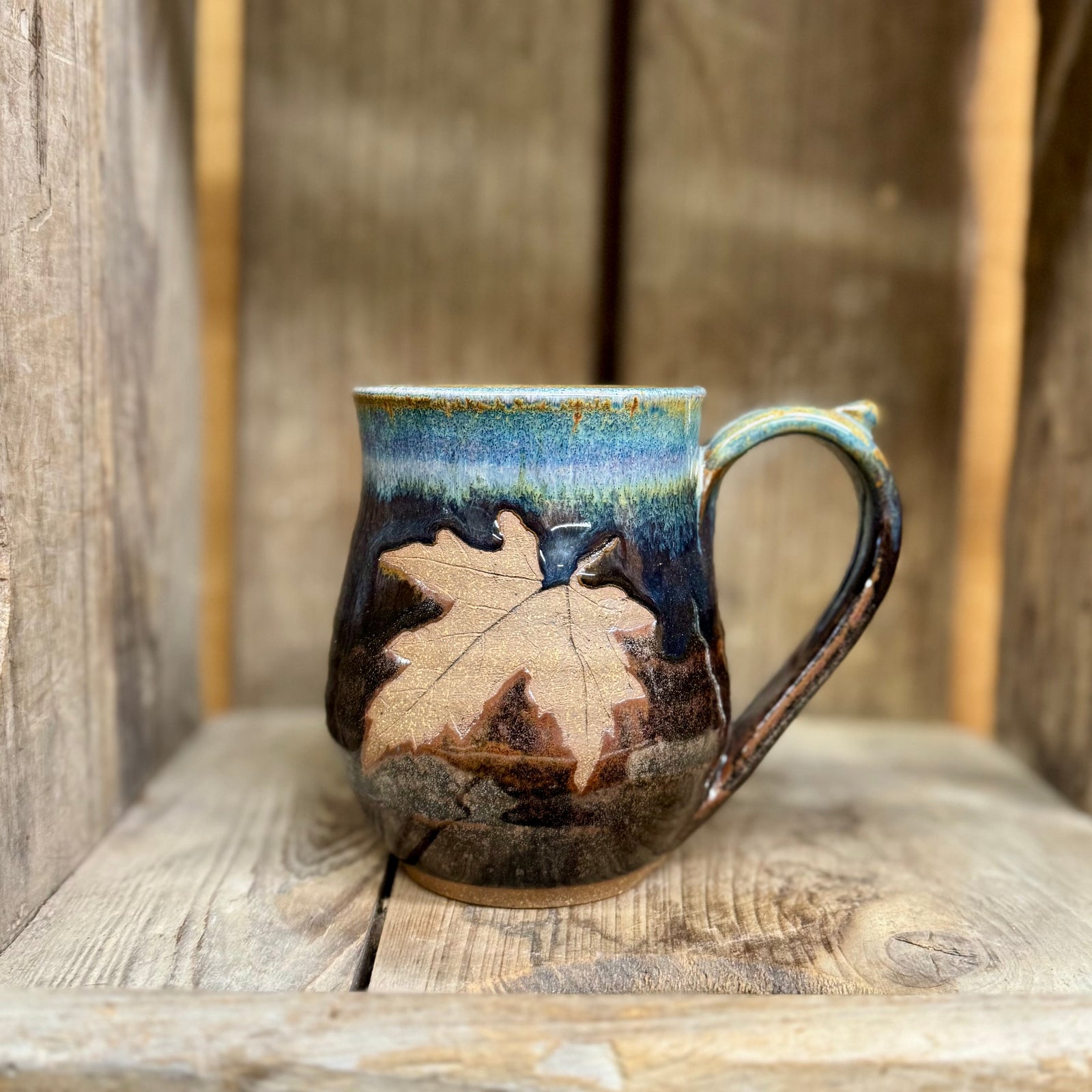 Leaf Mug {Denim}
