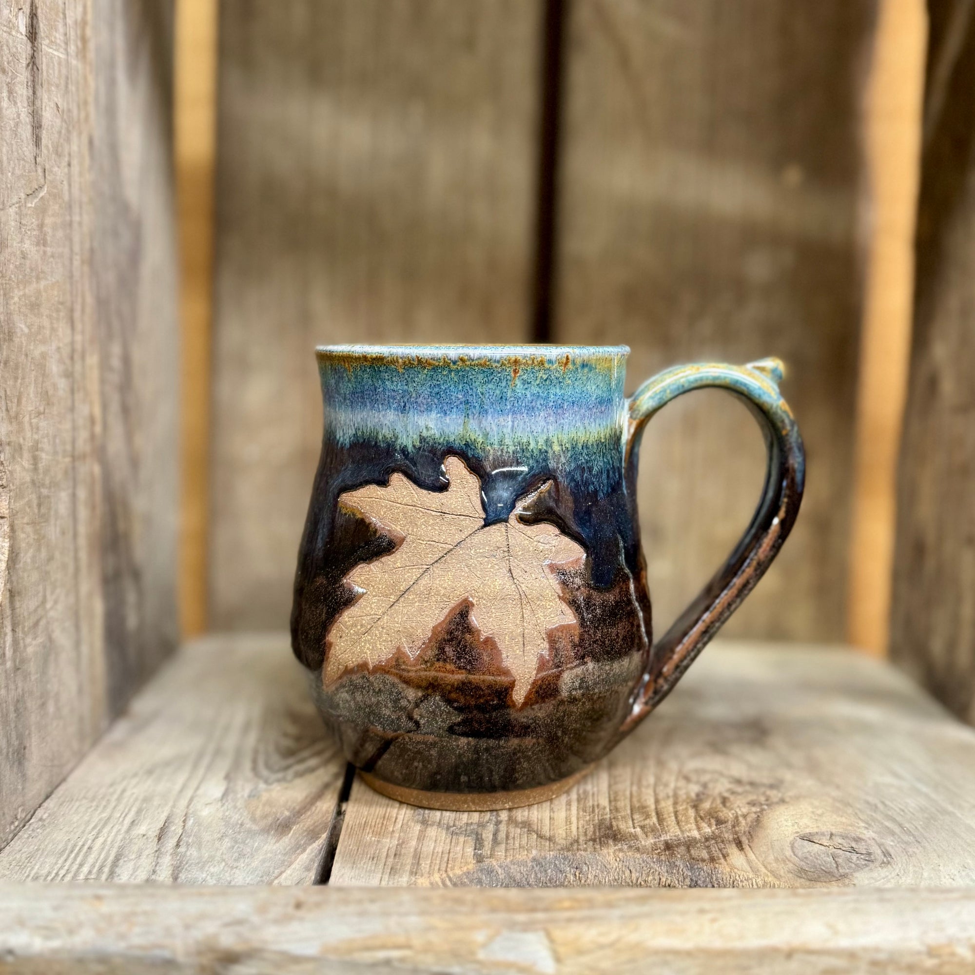 Leaf Mug {Denim}