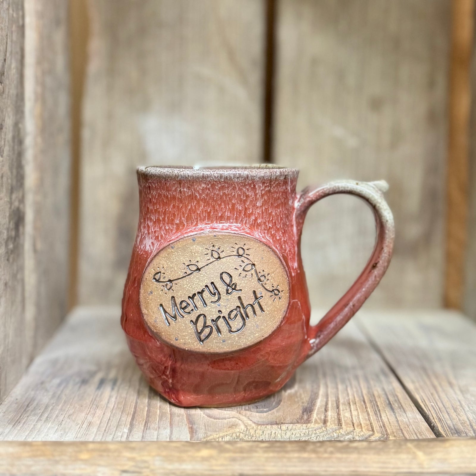 Merry and Bright Mug {Red Velvet Cake}
