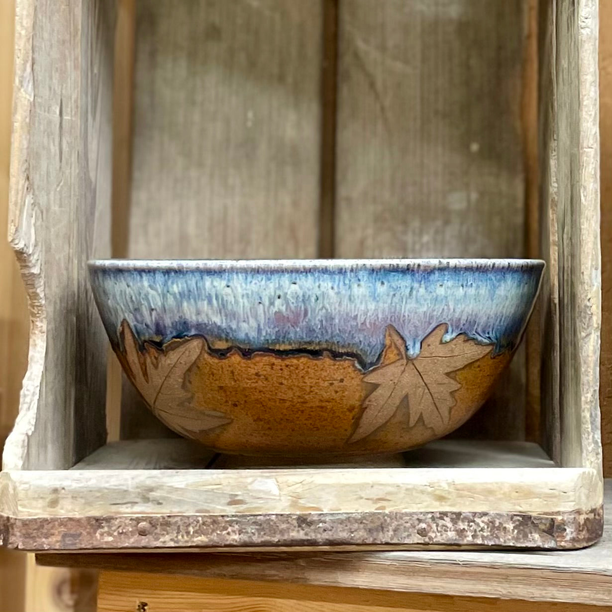 Robert Signature Leaf Bowl {Pan for Gold}