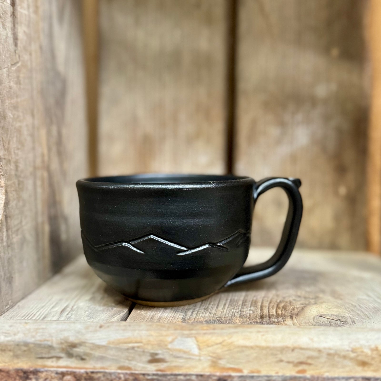 Mountain Range Soup Cup {Slate}