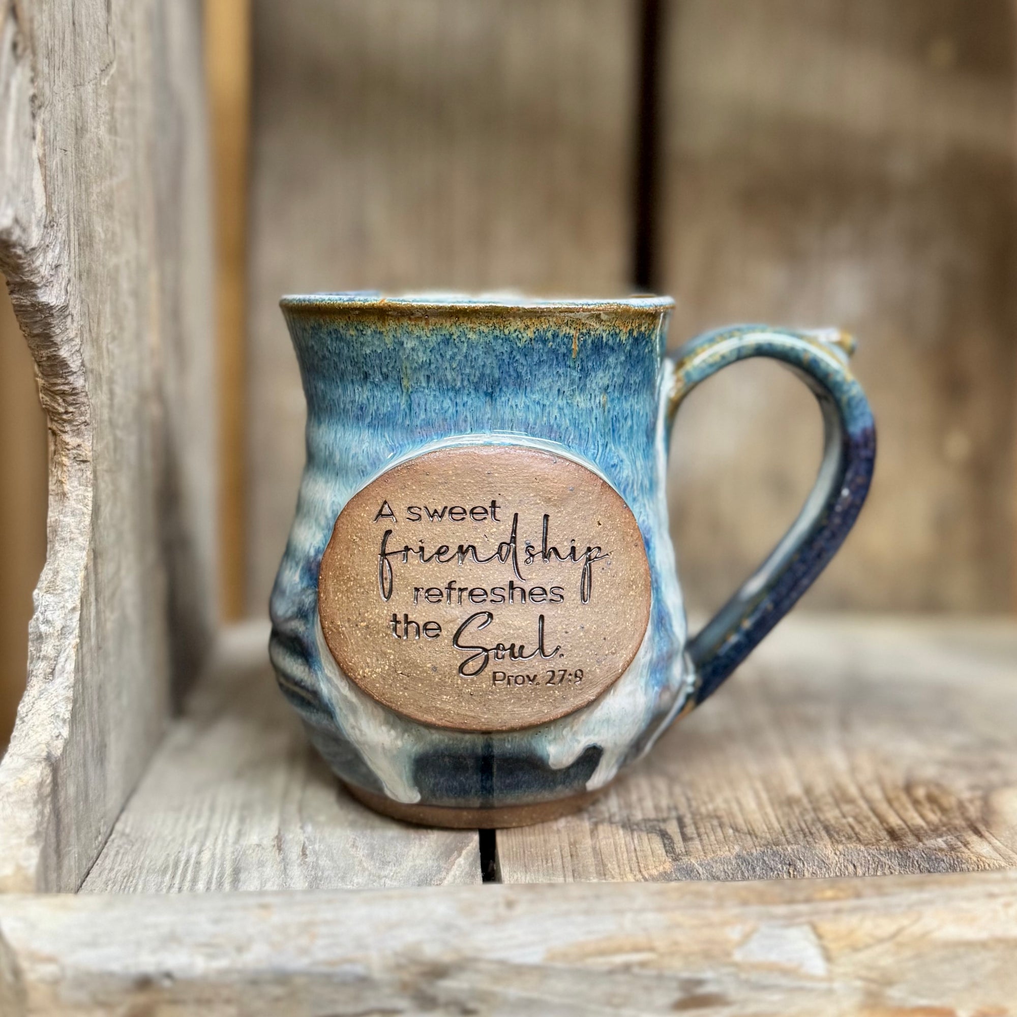 Friendship Mug {Smoky Blue}