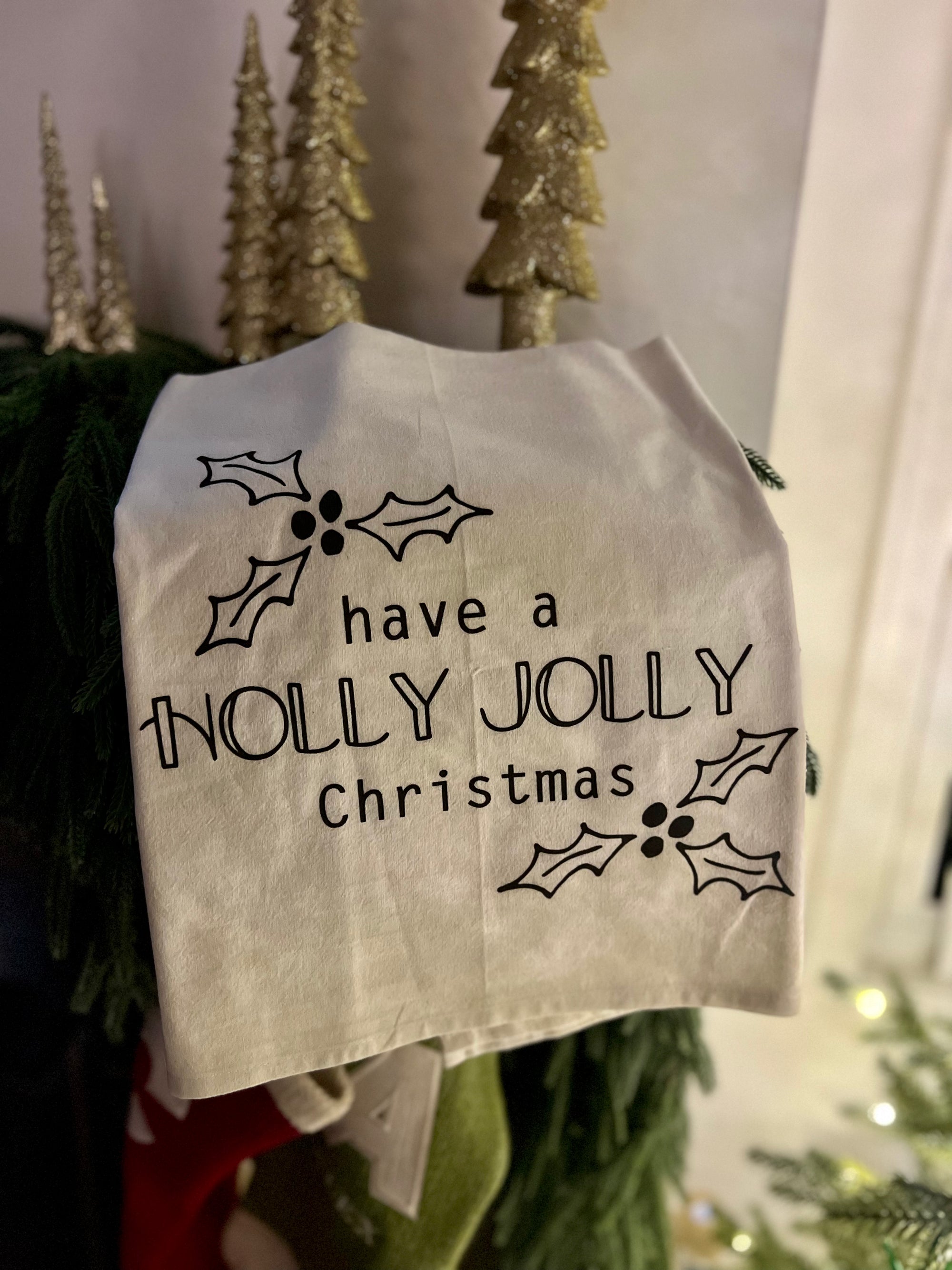 Holly Jolly Towel