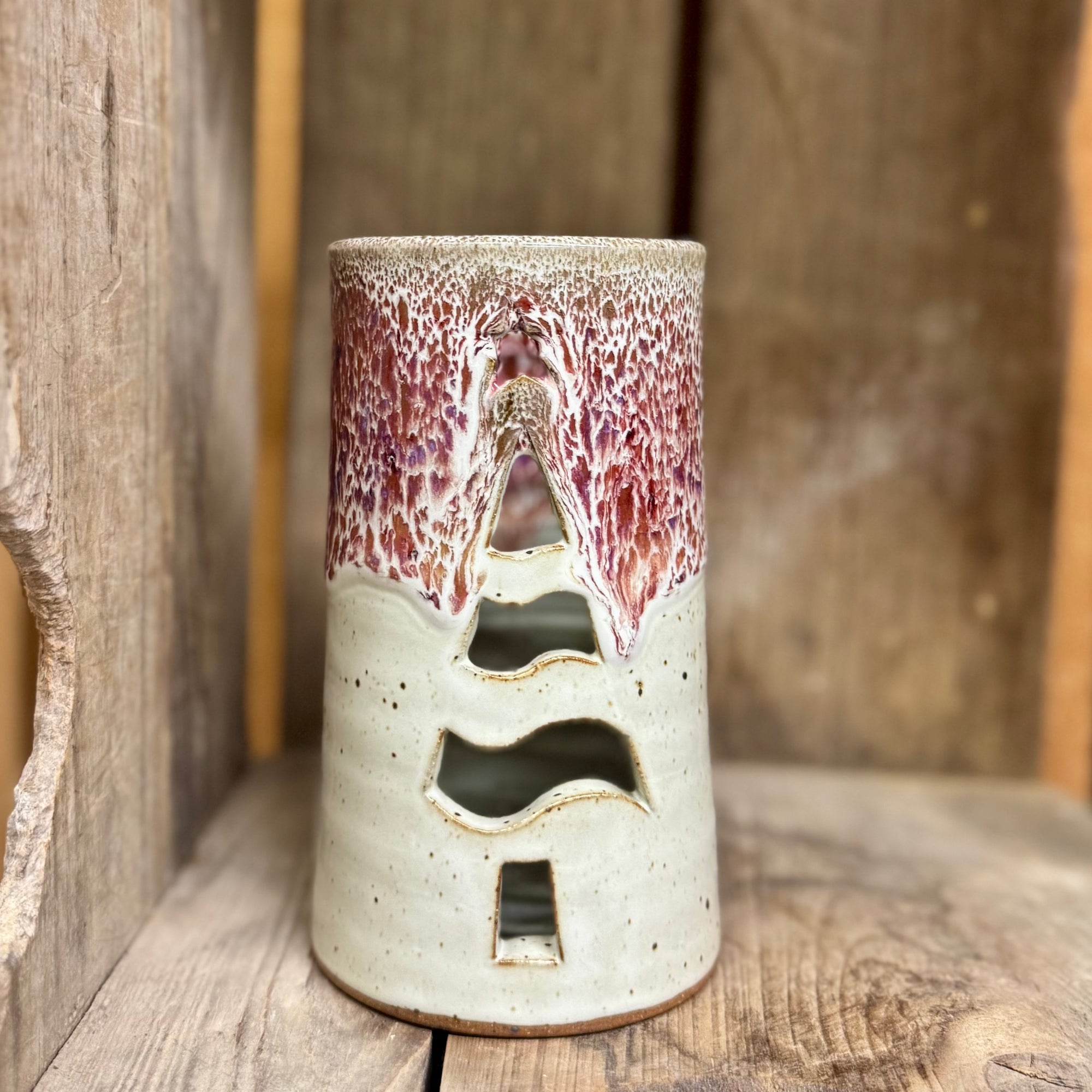 Christmas Tree Luminary {White Chocolate Raspberry}