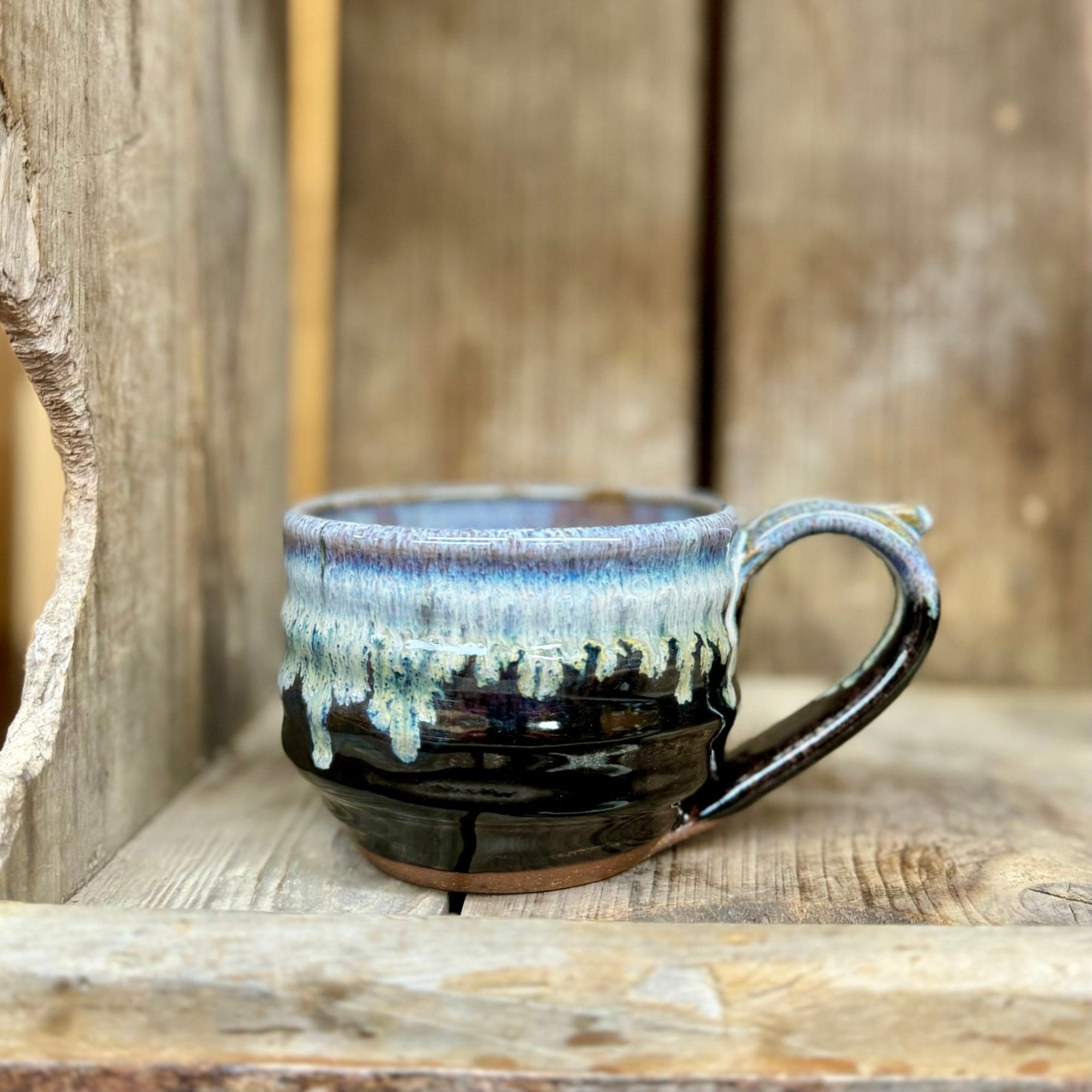 Cappuccino Mug {Denim}