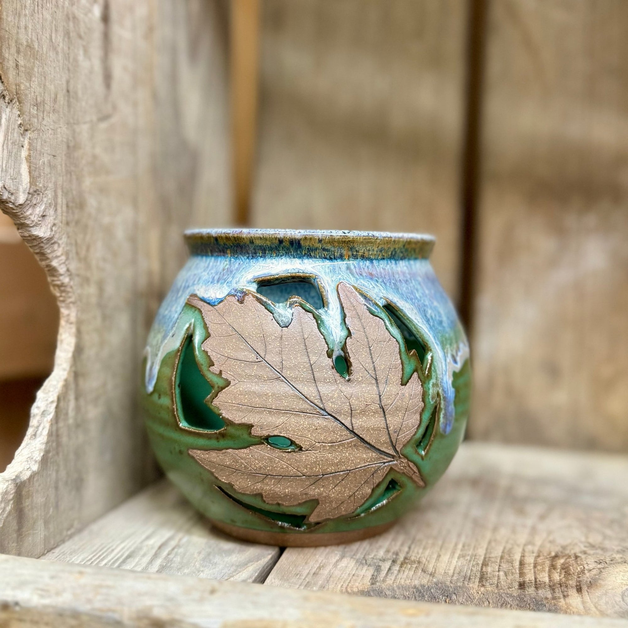 Small Leaf Luminary {Field of Dreams}
