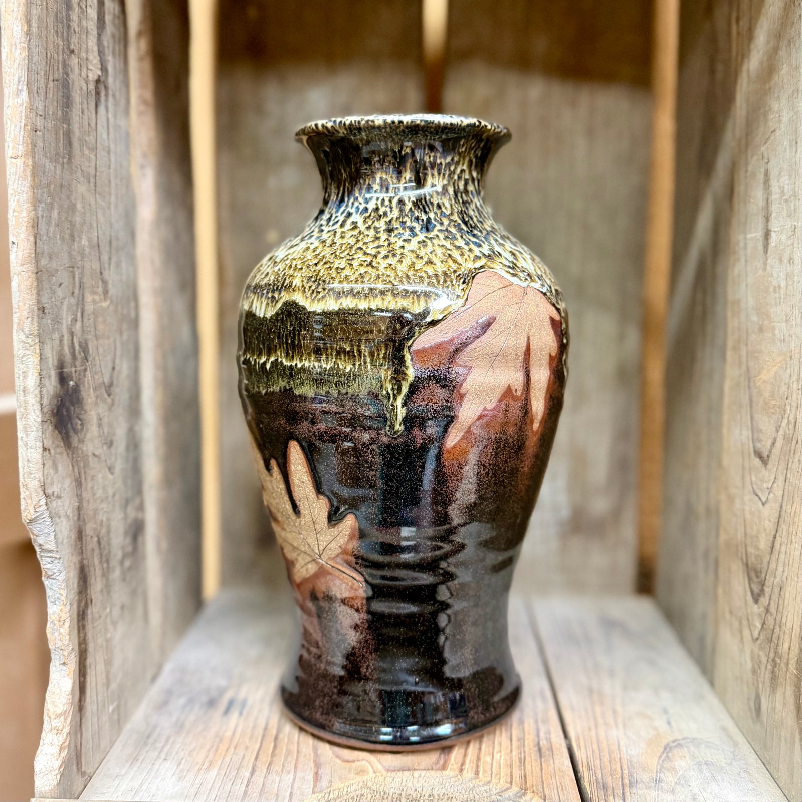 Leaf Vase {Laurel Falls}