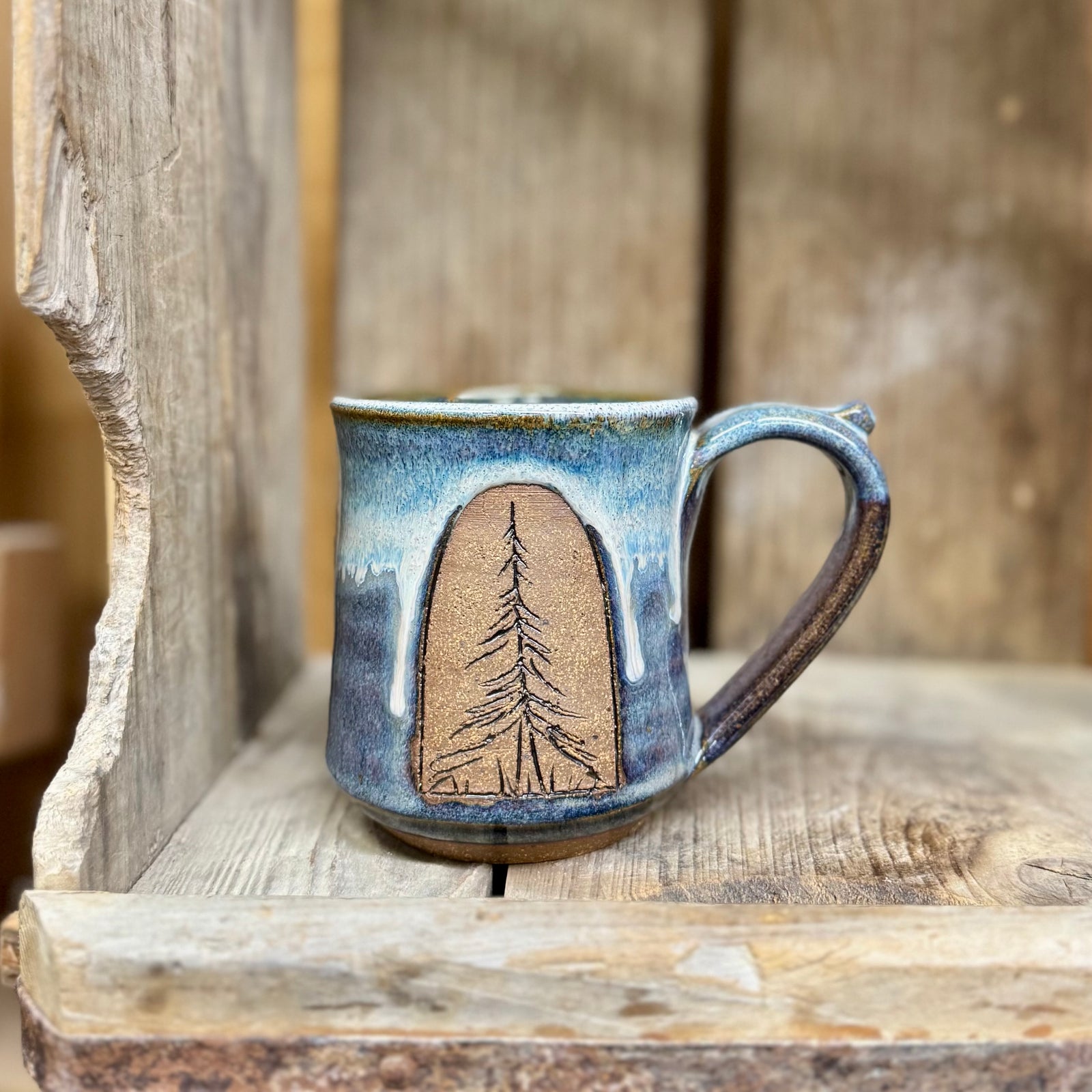 Tree Mug {Smoky Blue}