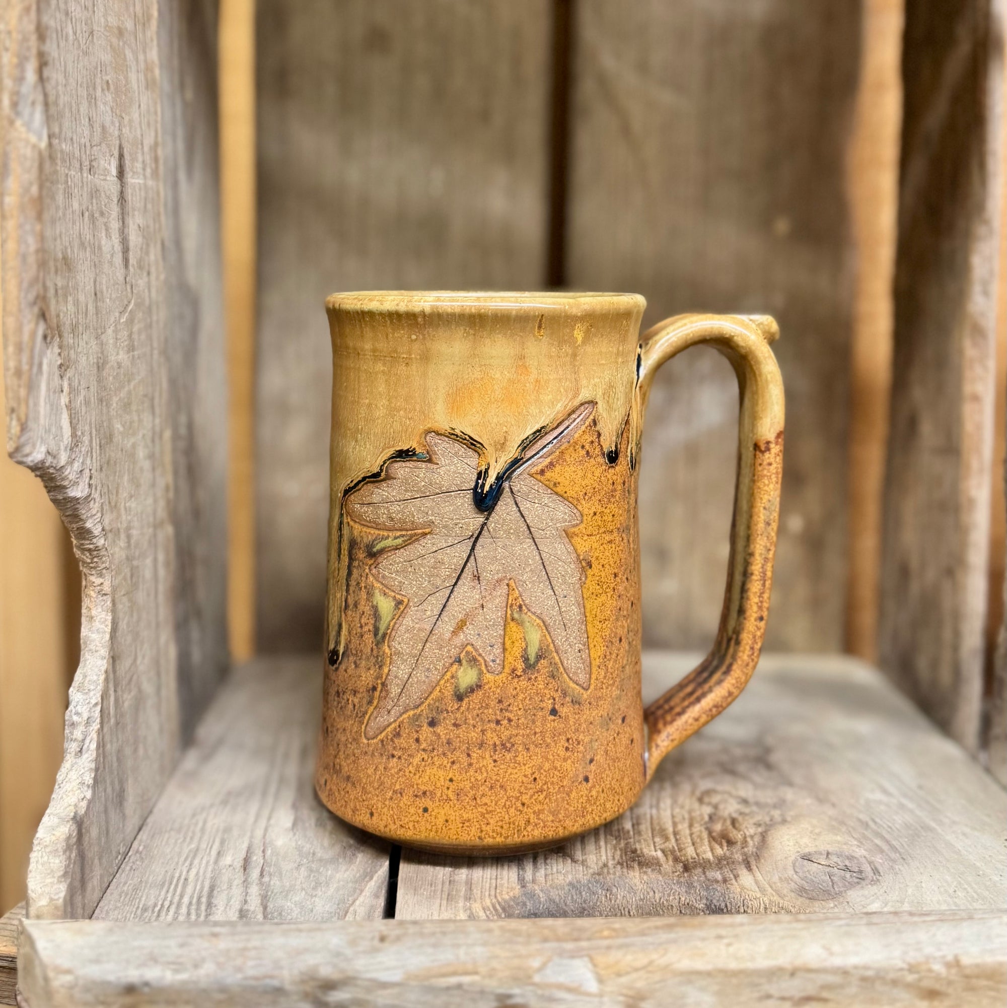 Leaf Stein {Pumpkin}