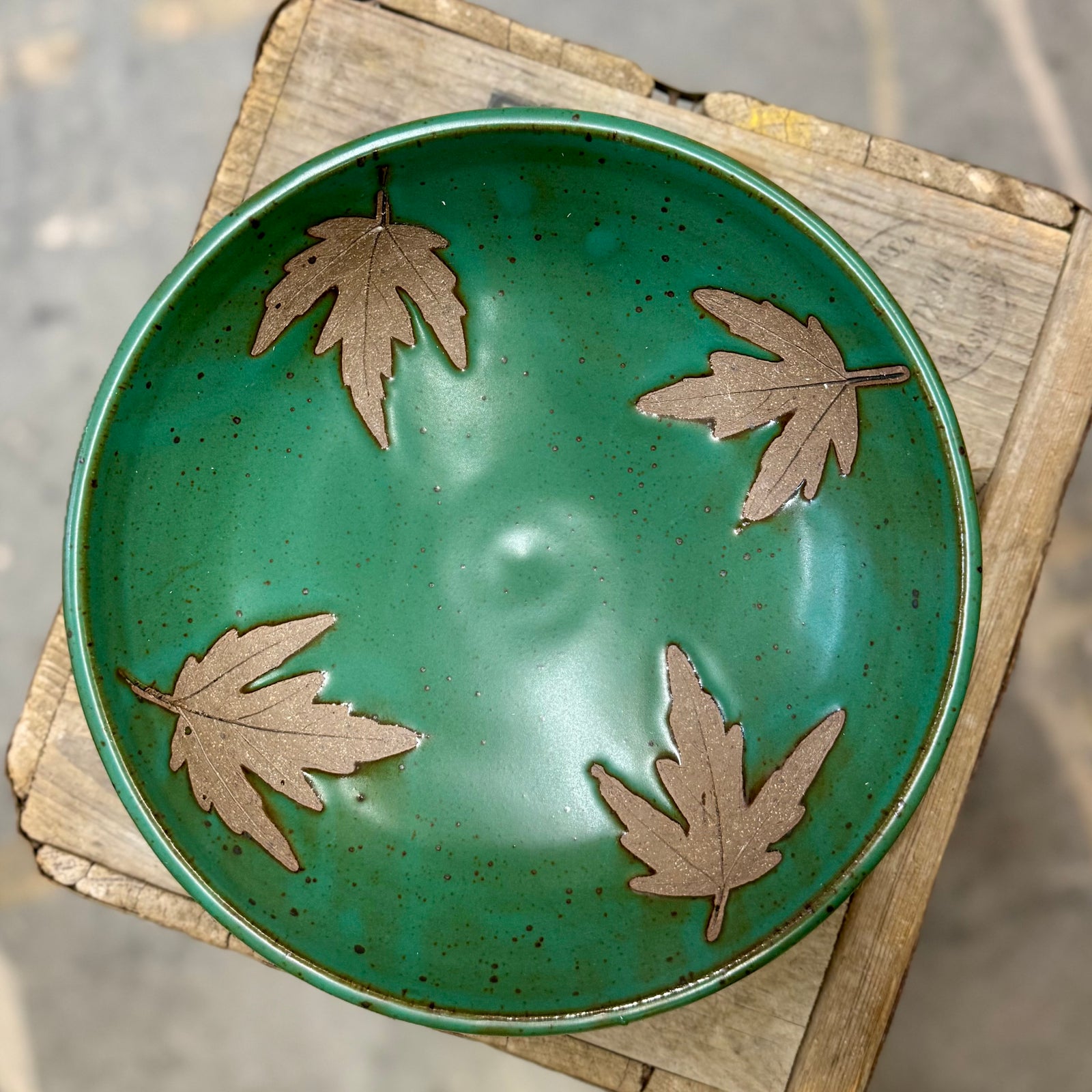 Decorative Leaf Bowl {Forest}
