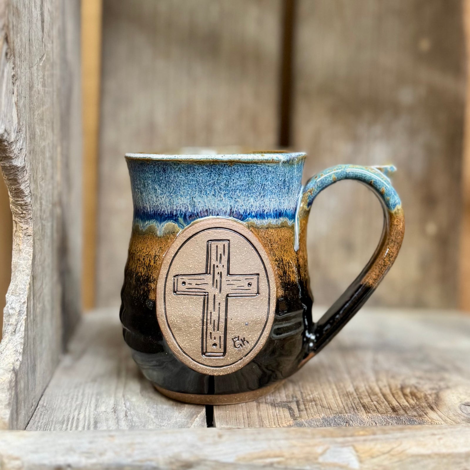 GK Cross Mug {Earth and Sky}