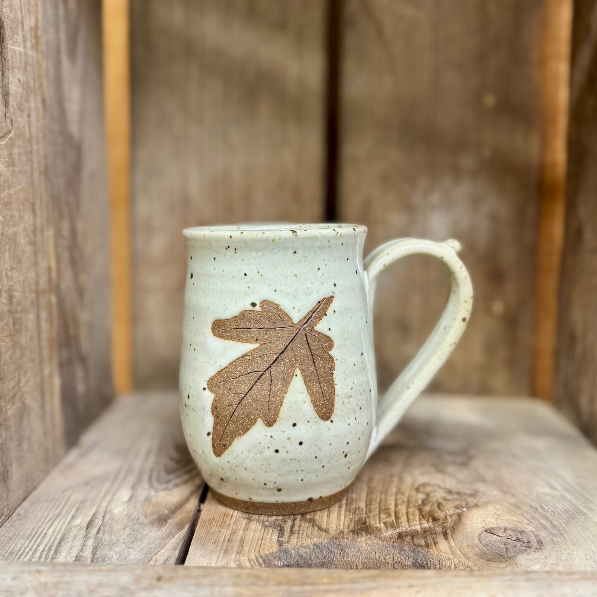 Leaf Mug {Classic White}