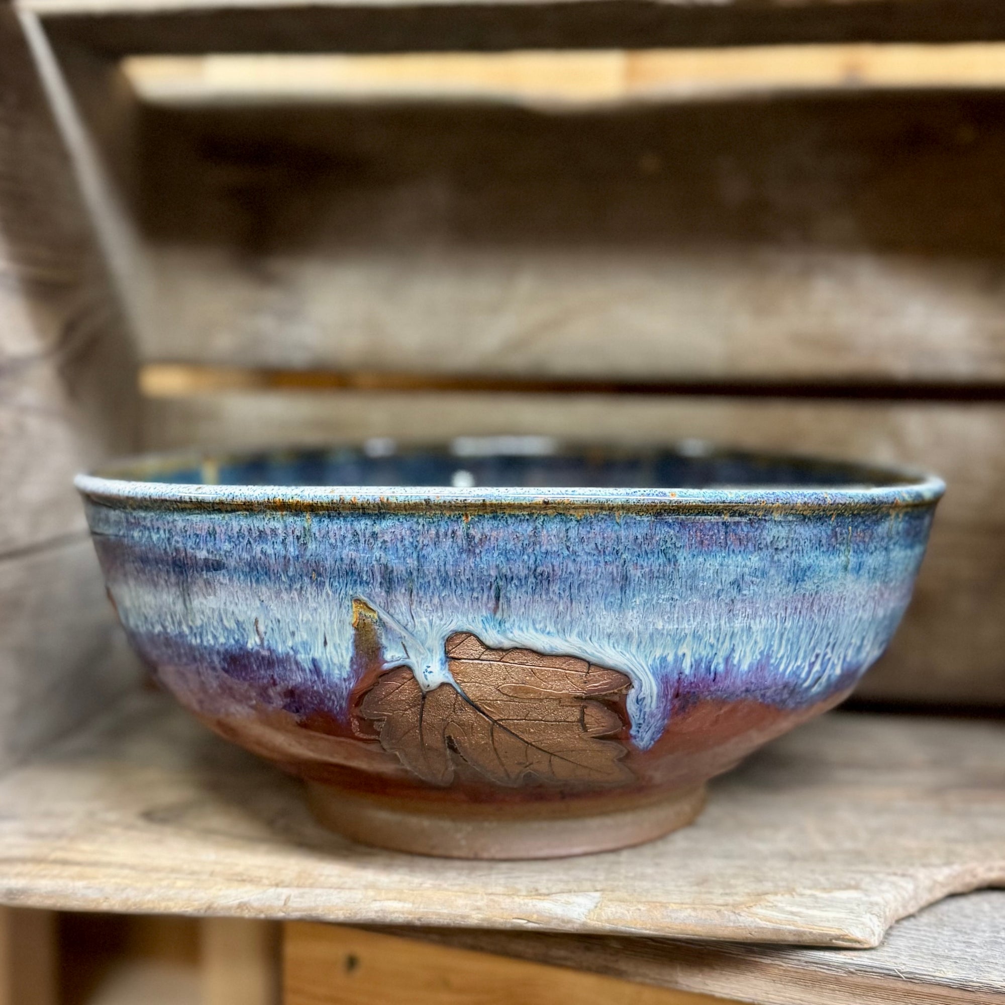 Large Leaf Bowl {Mountain}