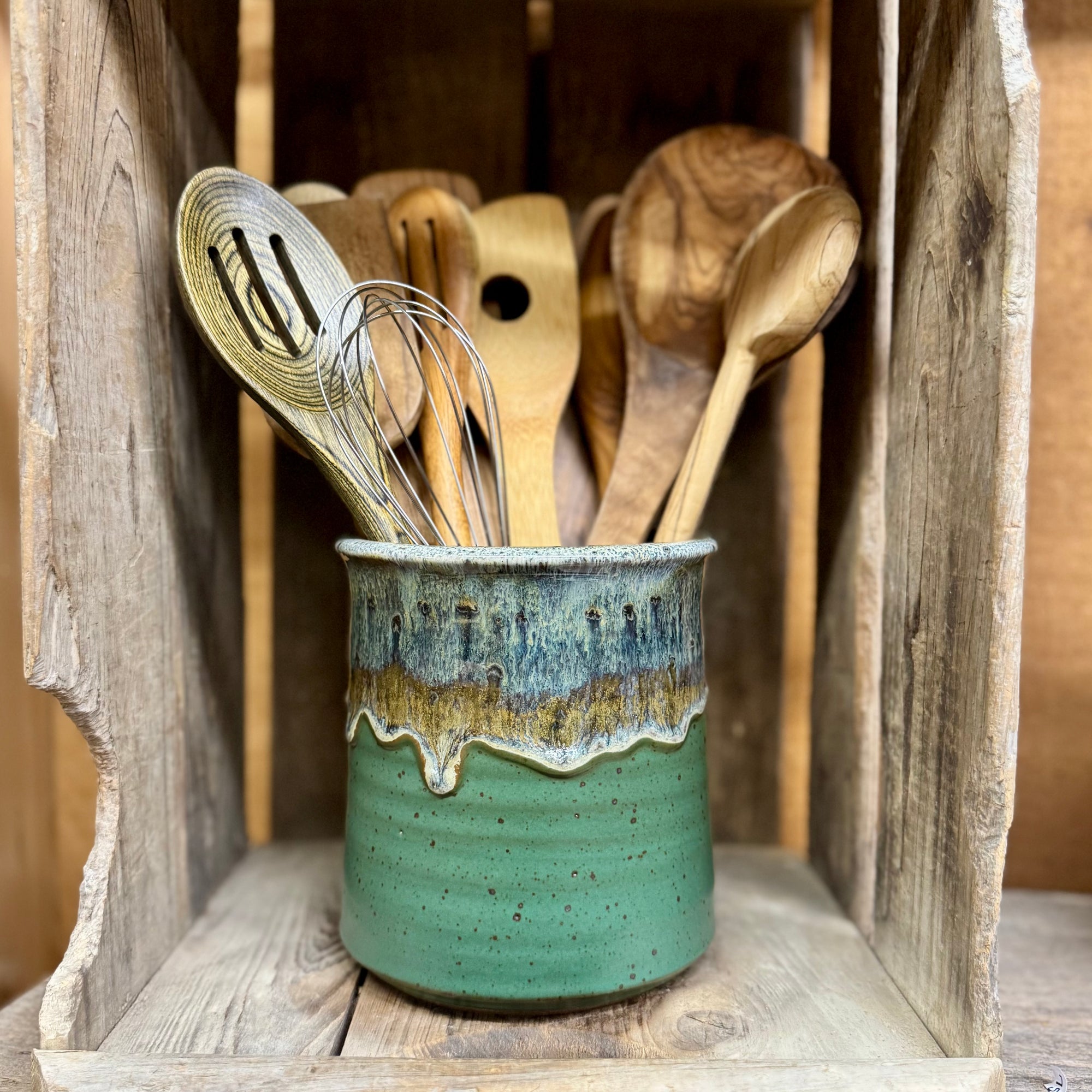 Utensil Holder {Happy Trails}