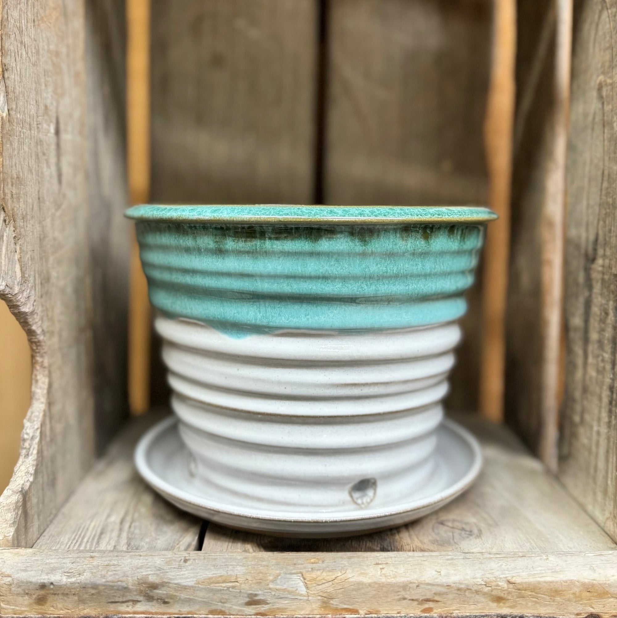Large Planter {Sea Glass}