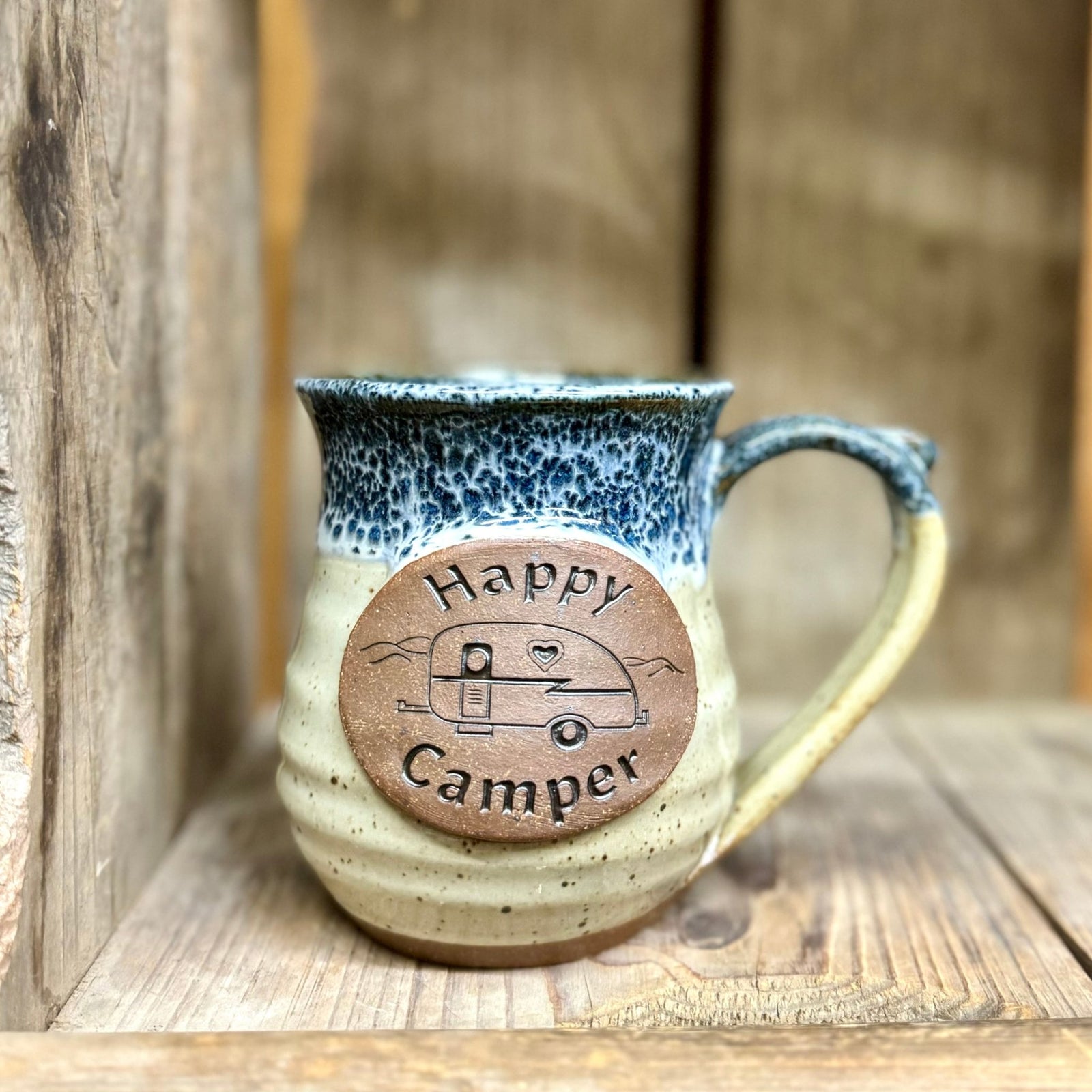 Happy Camper Mug {Blueberry}
