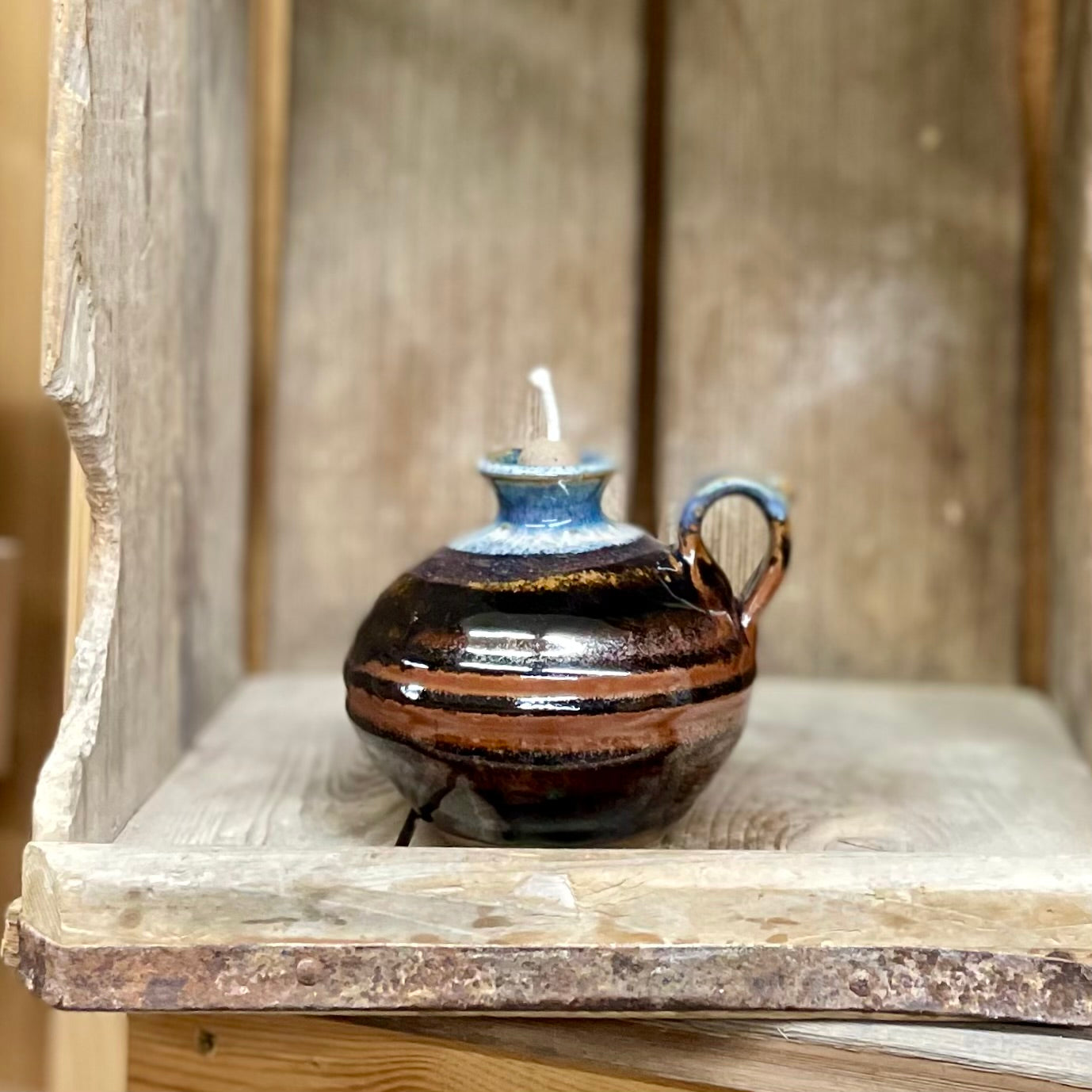 Oil Lamp {Denim}