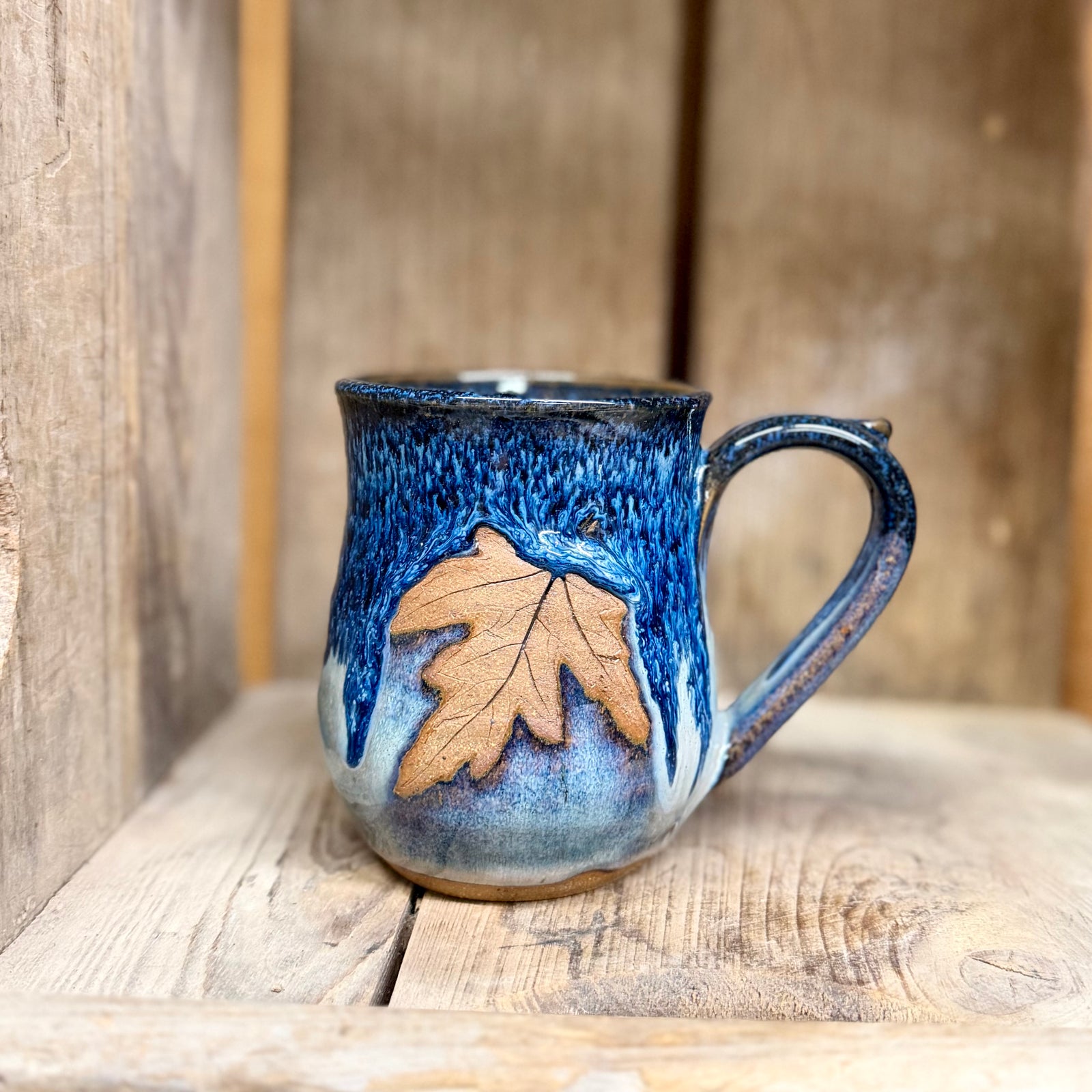 Leaf Mug {The Blues}