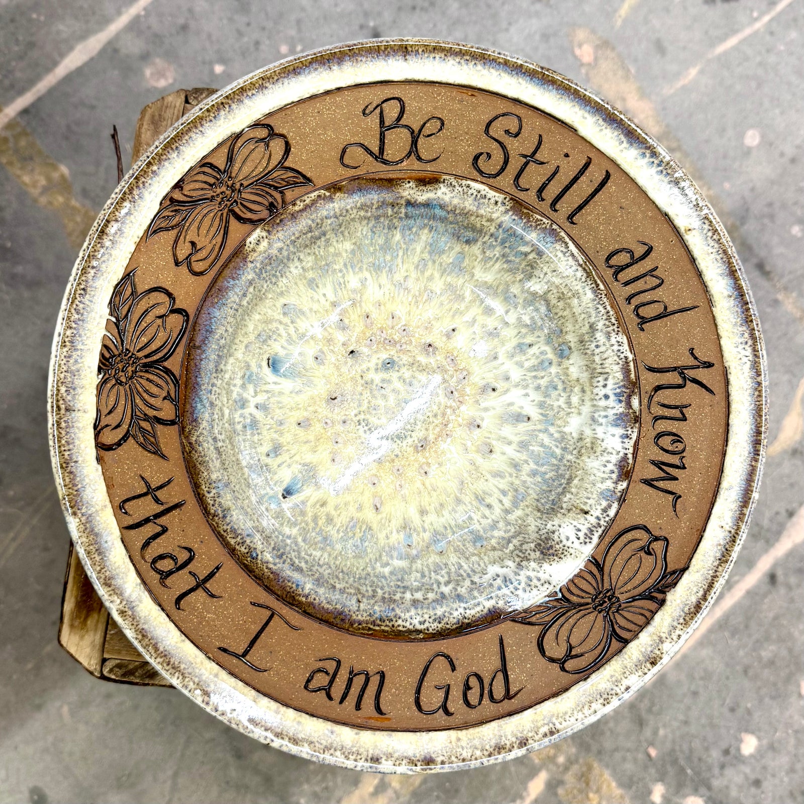 Robert Signature Scripture Bowl {Blue Mist}