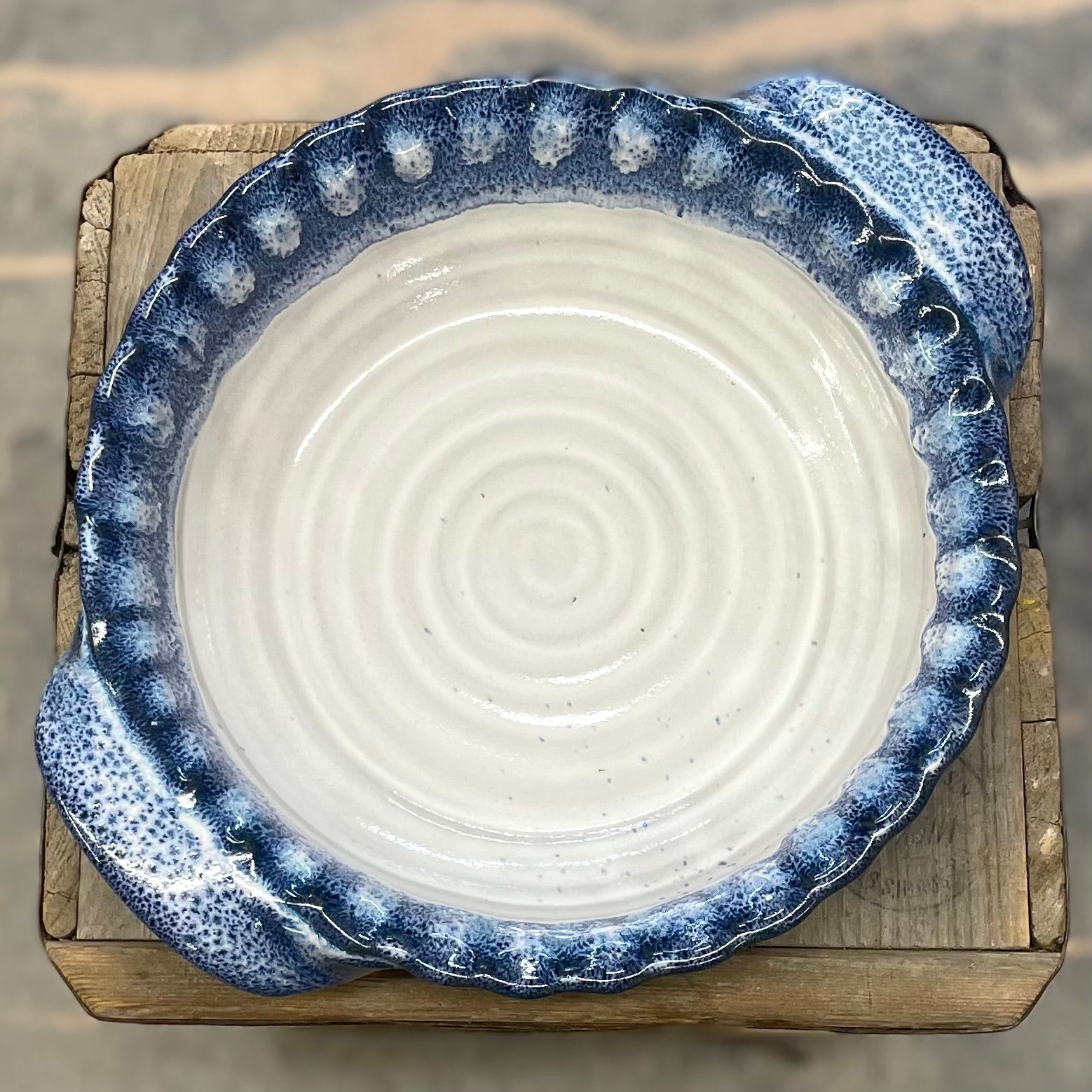 Pie Plate {Bright Blueberry}