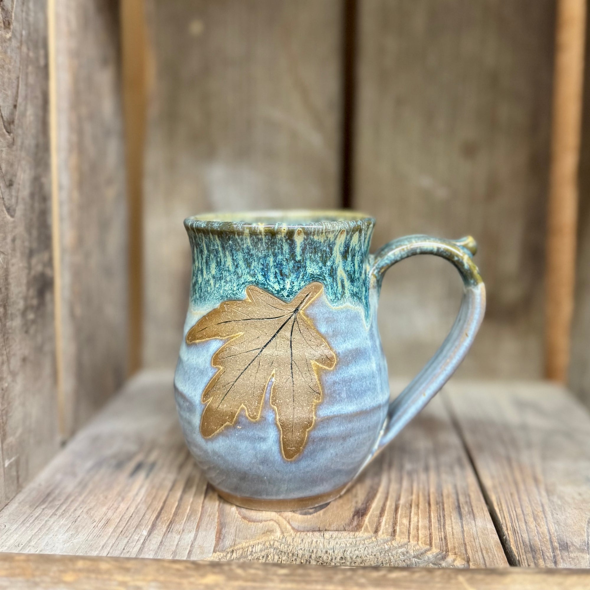 Leaf Mug {Waterfall}
