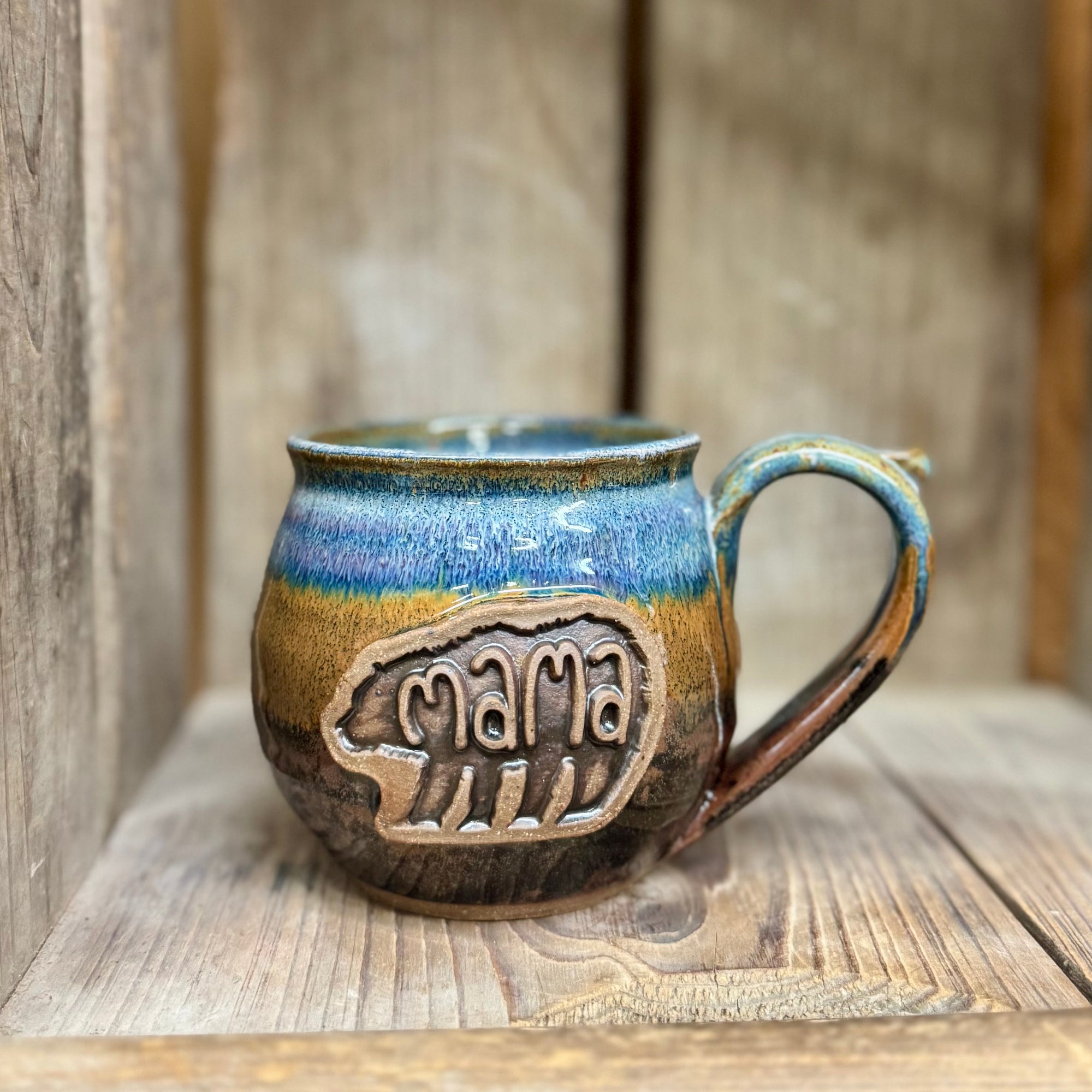 Mama Bear Mug {Denim}