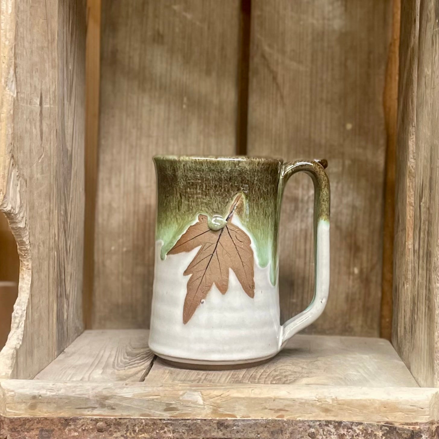 Leaf Stein {Emerald}