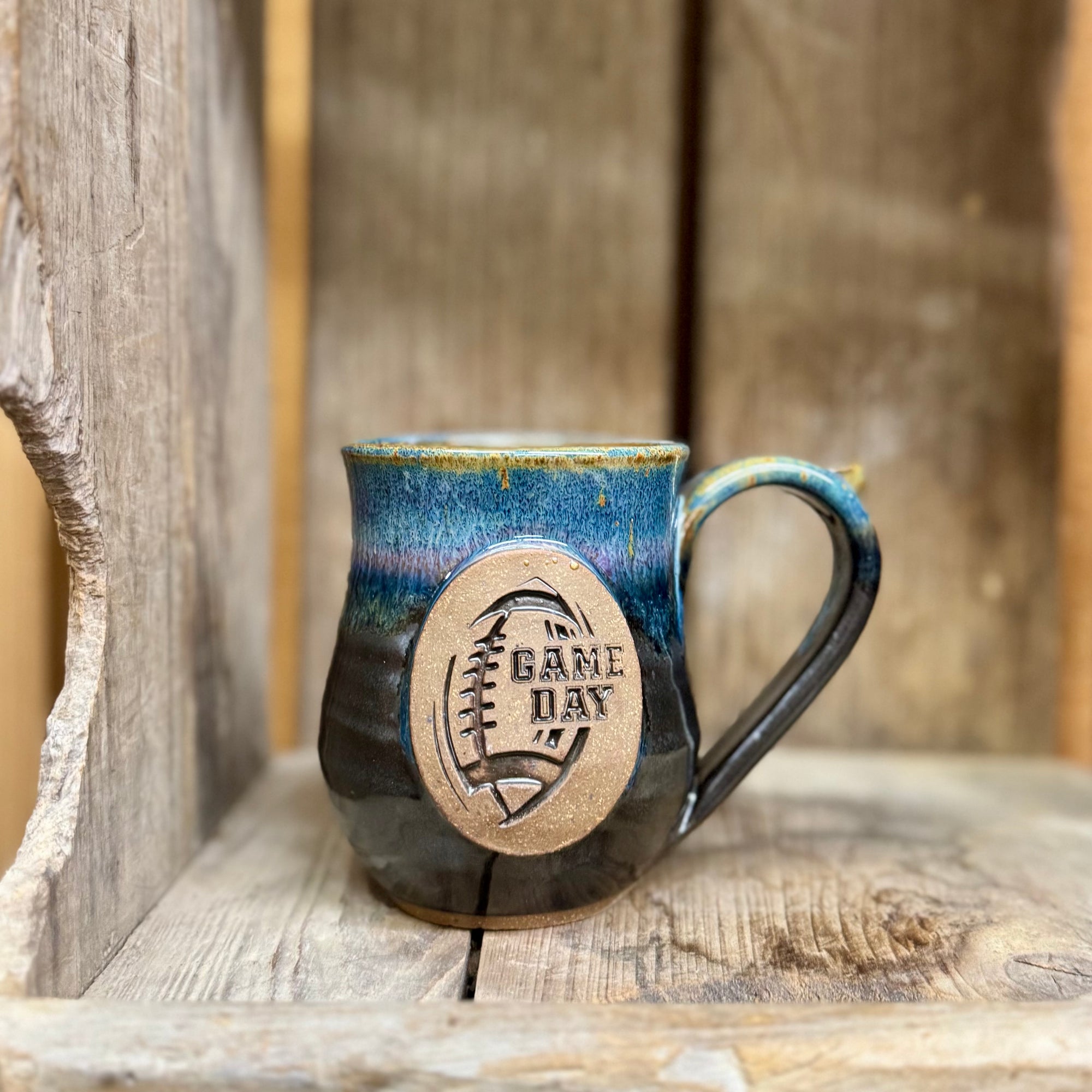 Game Day Mug {Black and Blue}