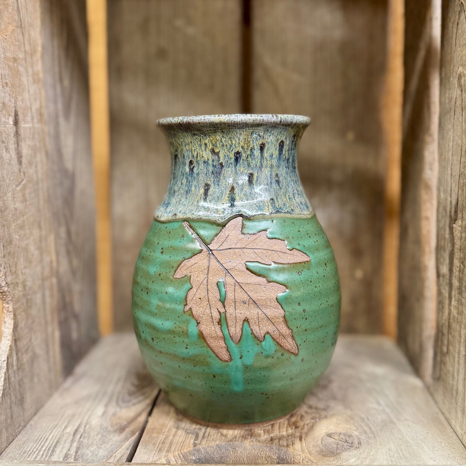 Leaf Vase {Happy Trails}