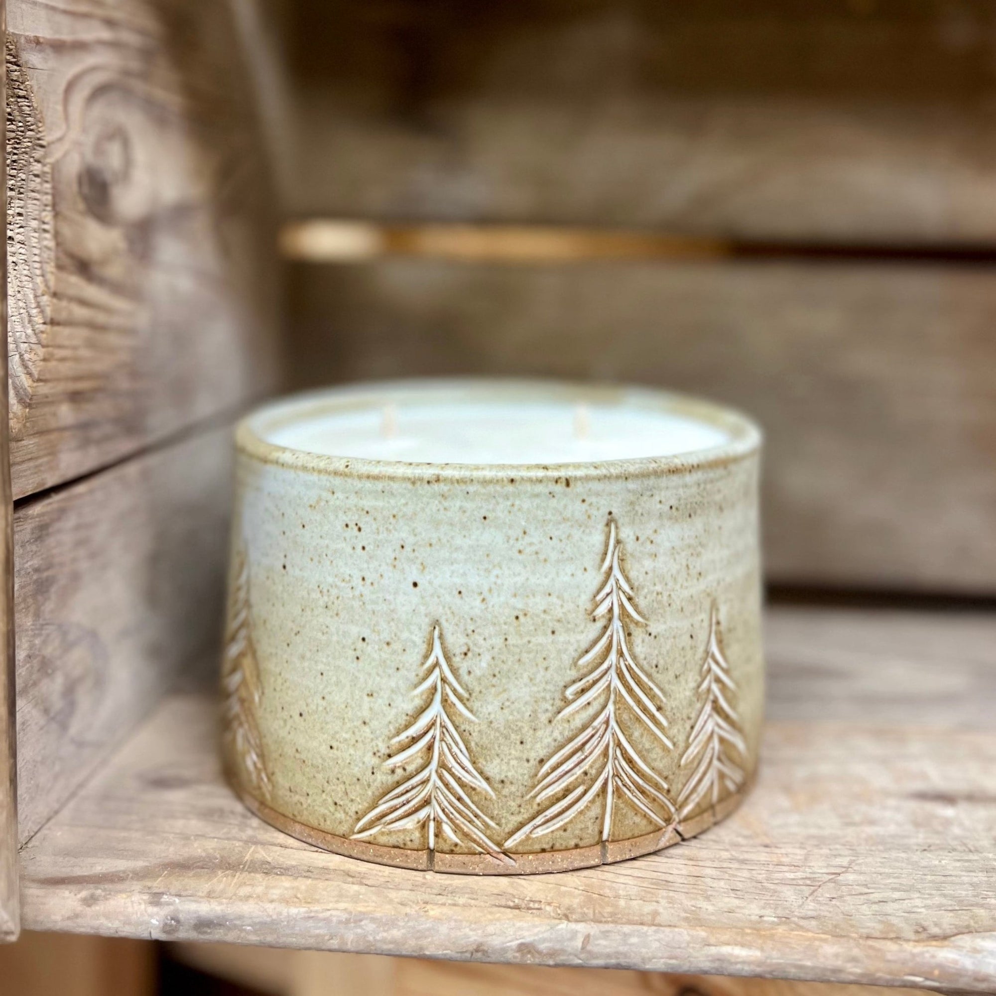Two Wick Evergreen Candle