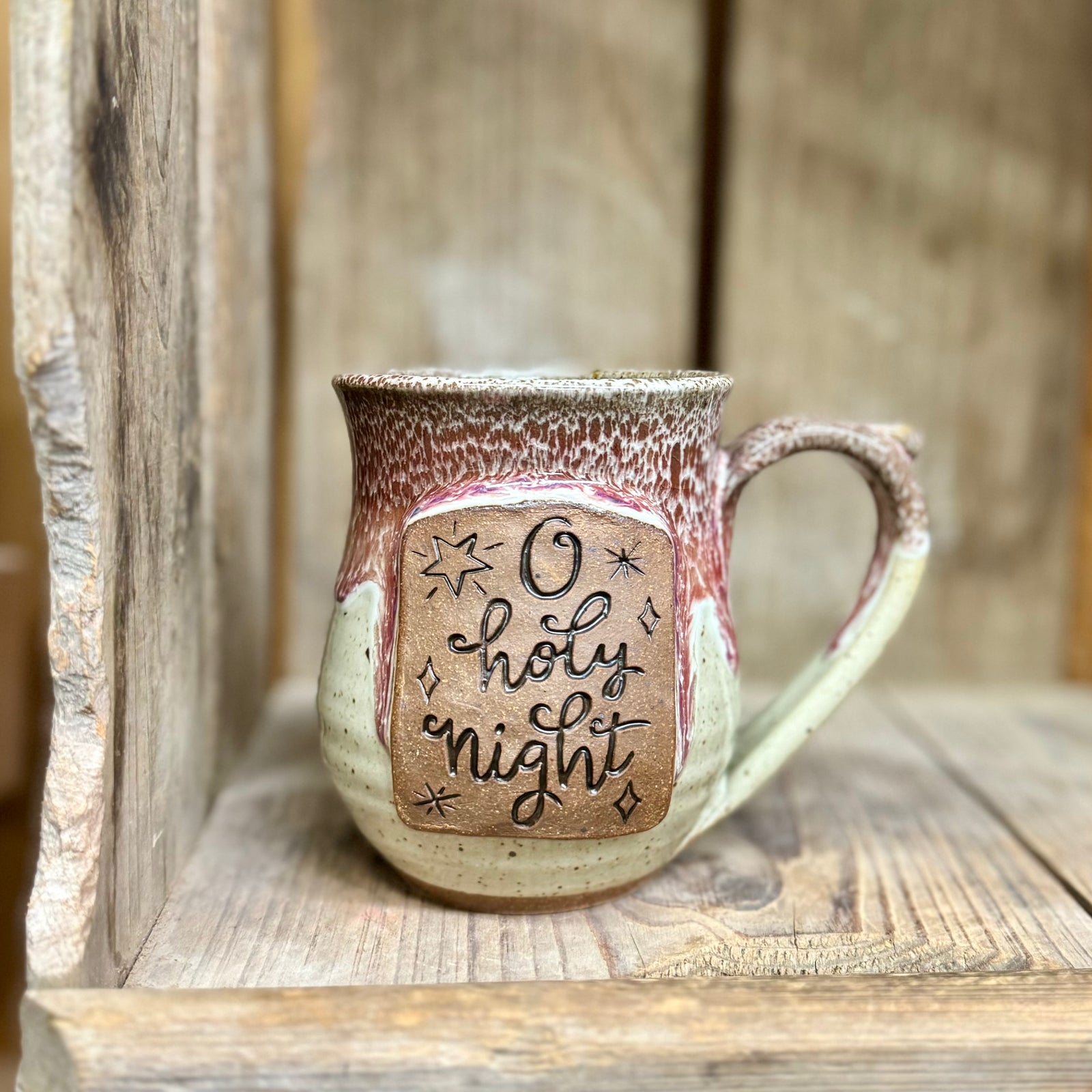 O Holy Night Mug {White Chocolate Rasberry}