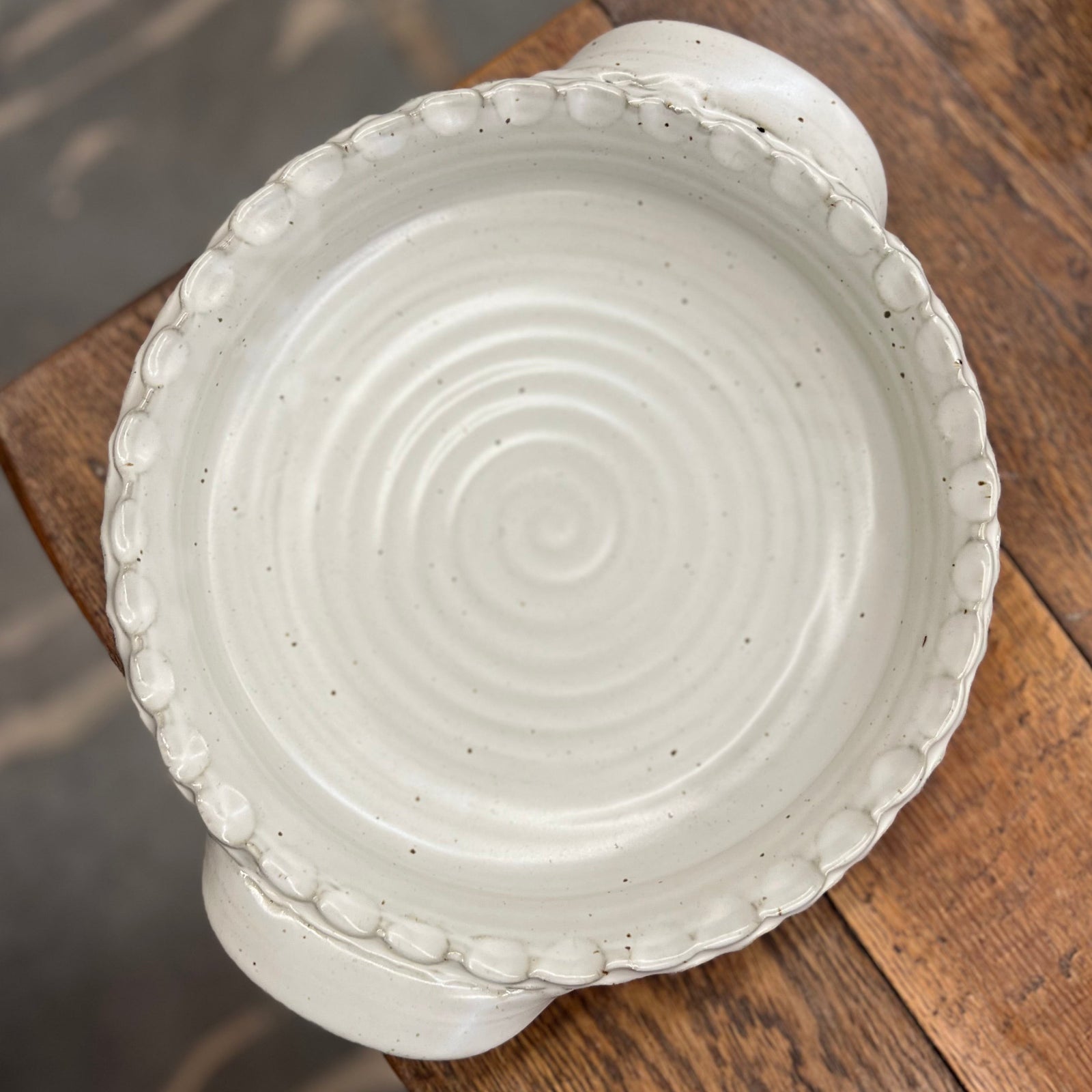 Pie Plate {Classic White}