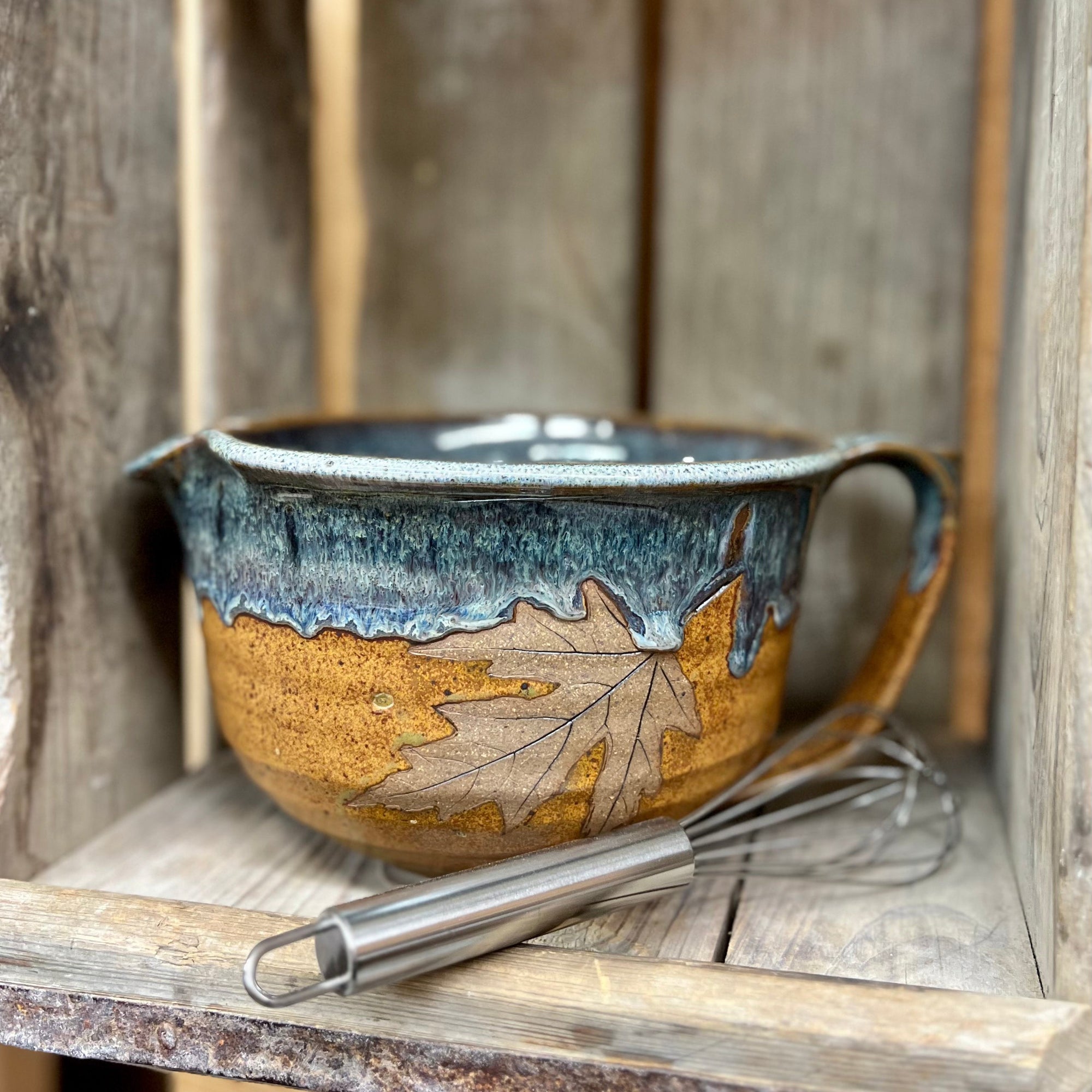 Mixing Bowl Large {Autumn Storm}