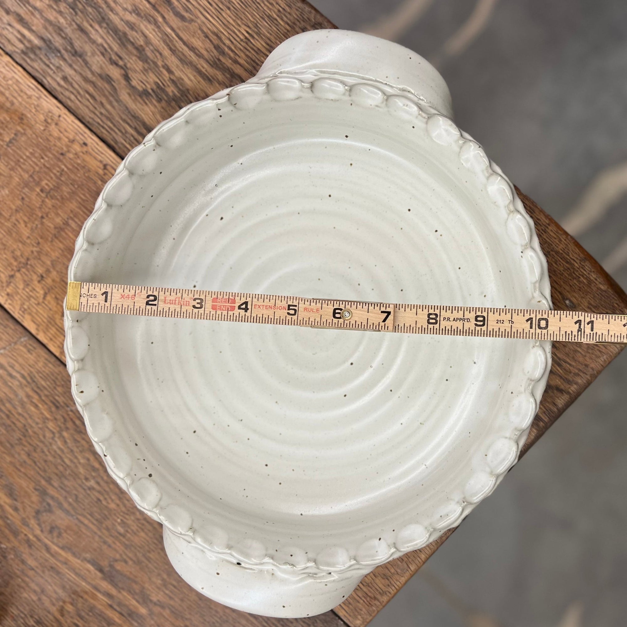 Pie Plate {Classic White}