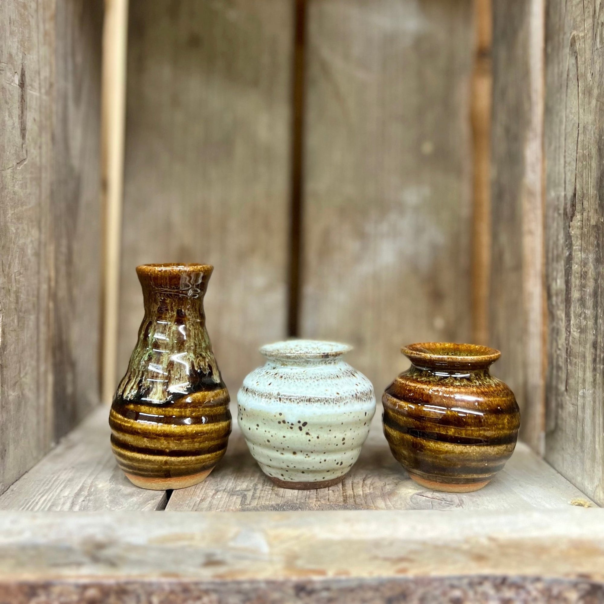 Mini Vase Set {Caramel}