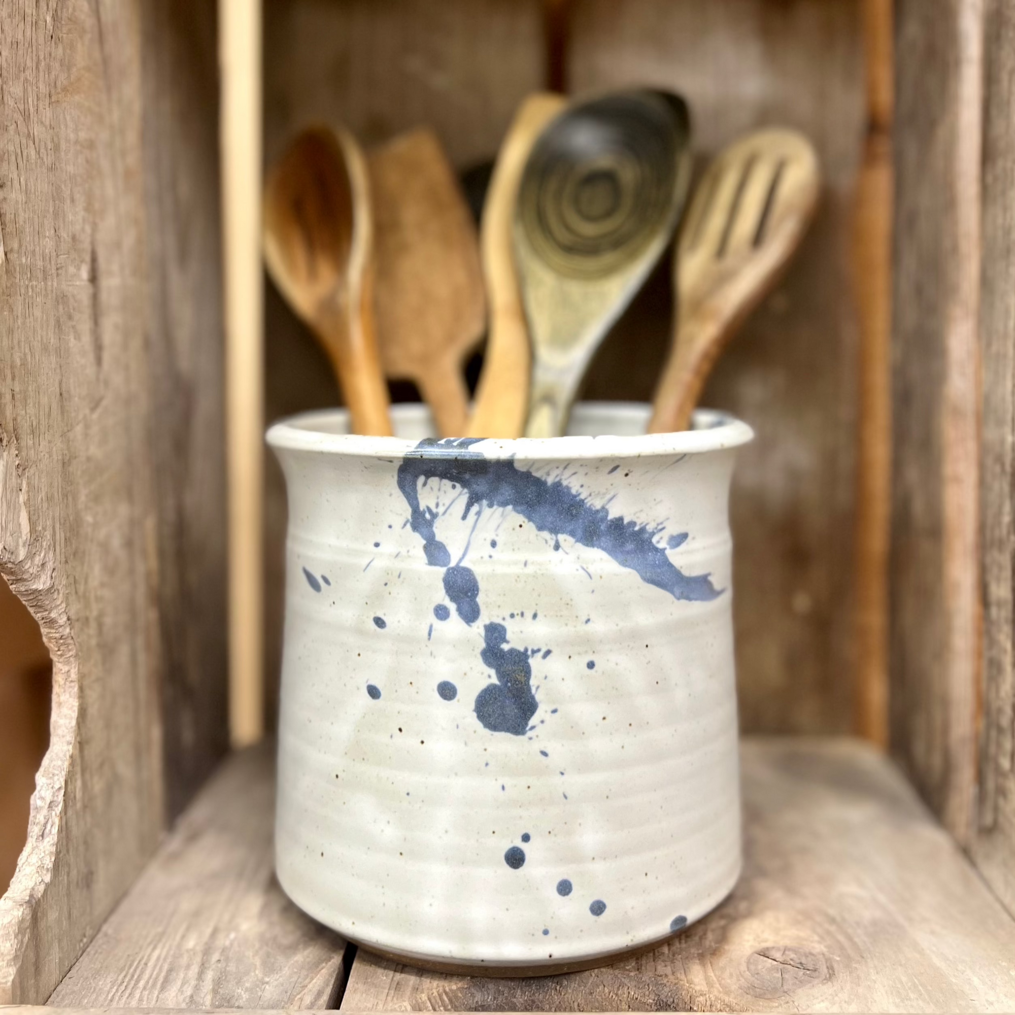Utensil Holder {Splatter}