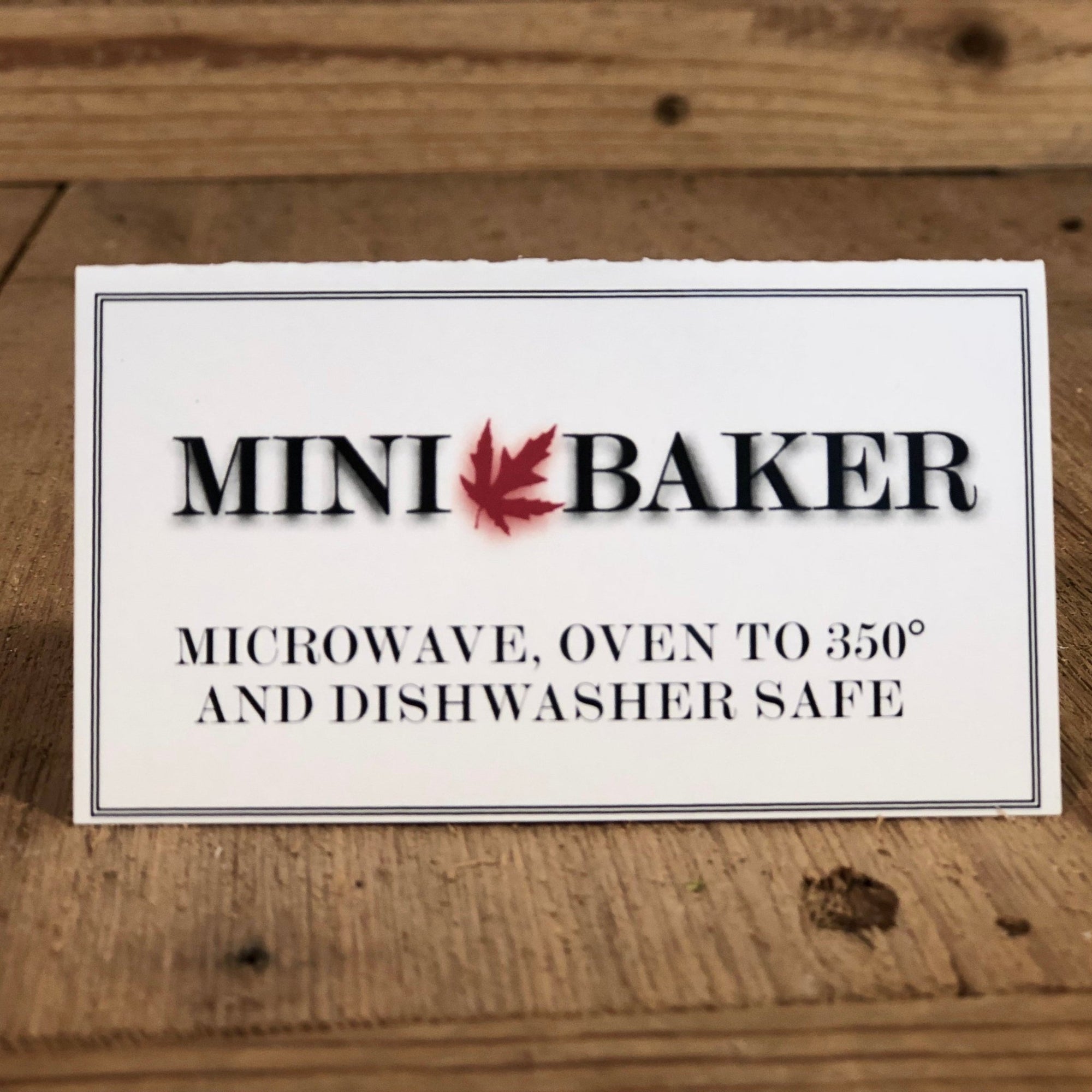 Mini Baker {Classic White}