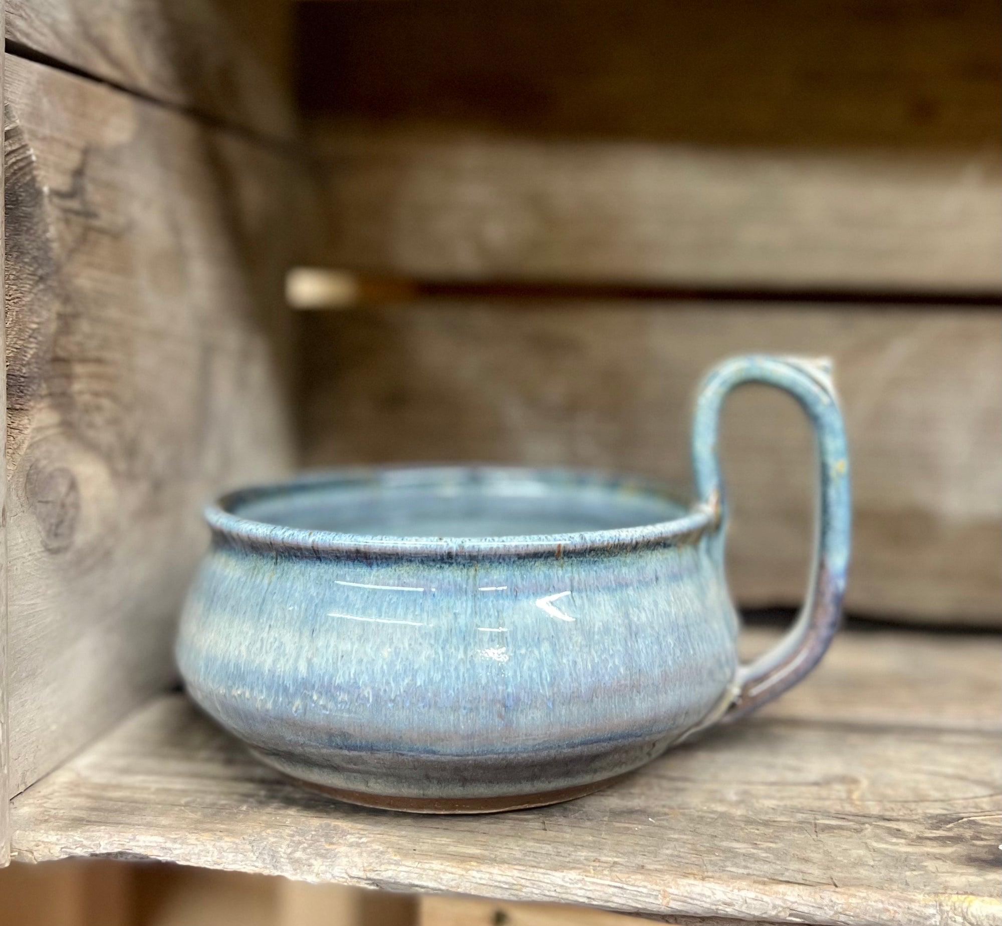 Soup Mug {Smoky Blue}
