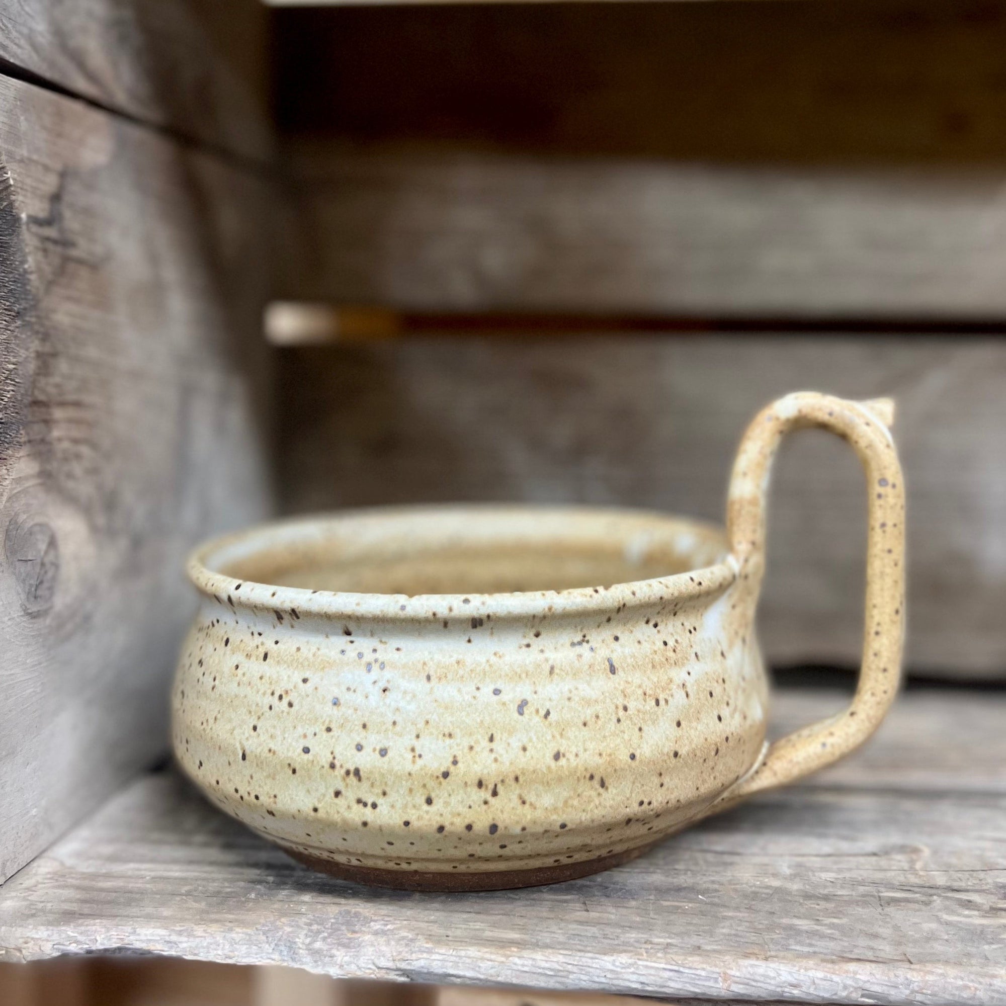 Soup Mug {Speckled Stony}