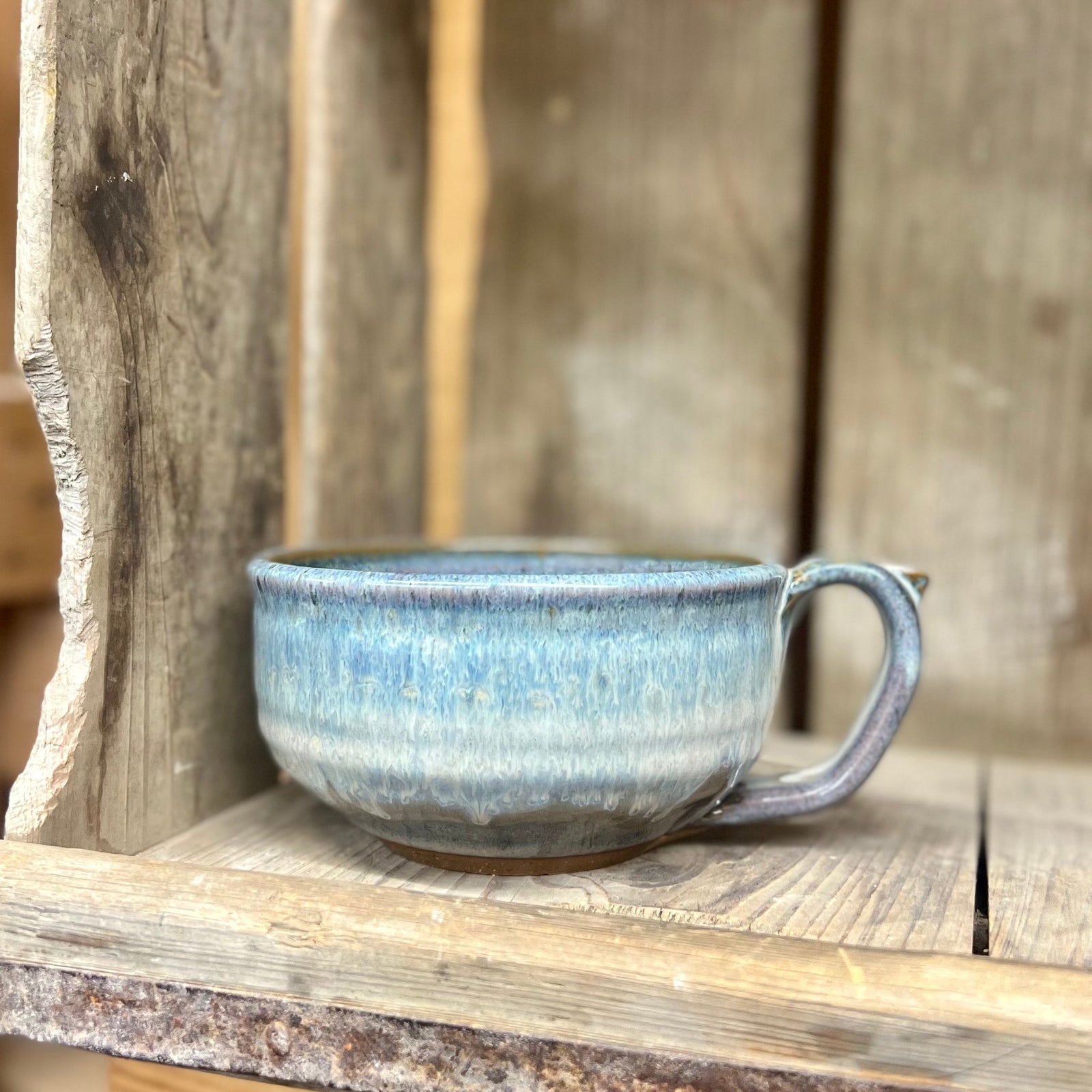 Soup Cup {Smoky Blue}