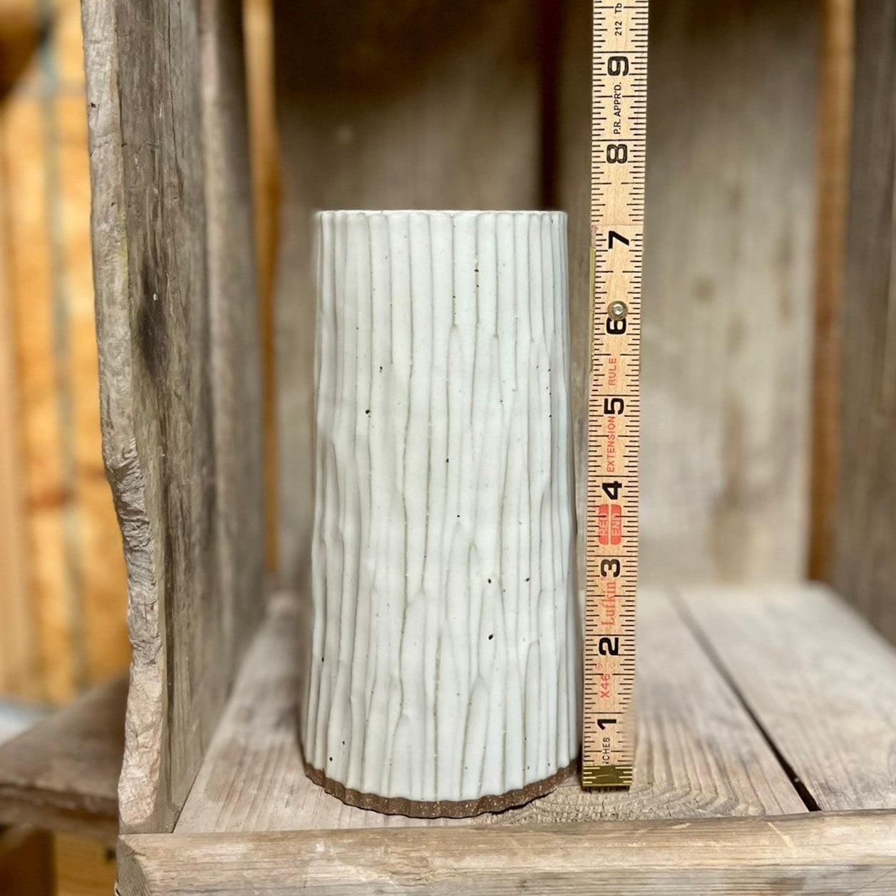 Appalachian Collection Cylinder Vase {White Bark}